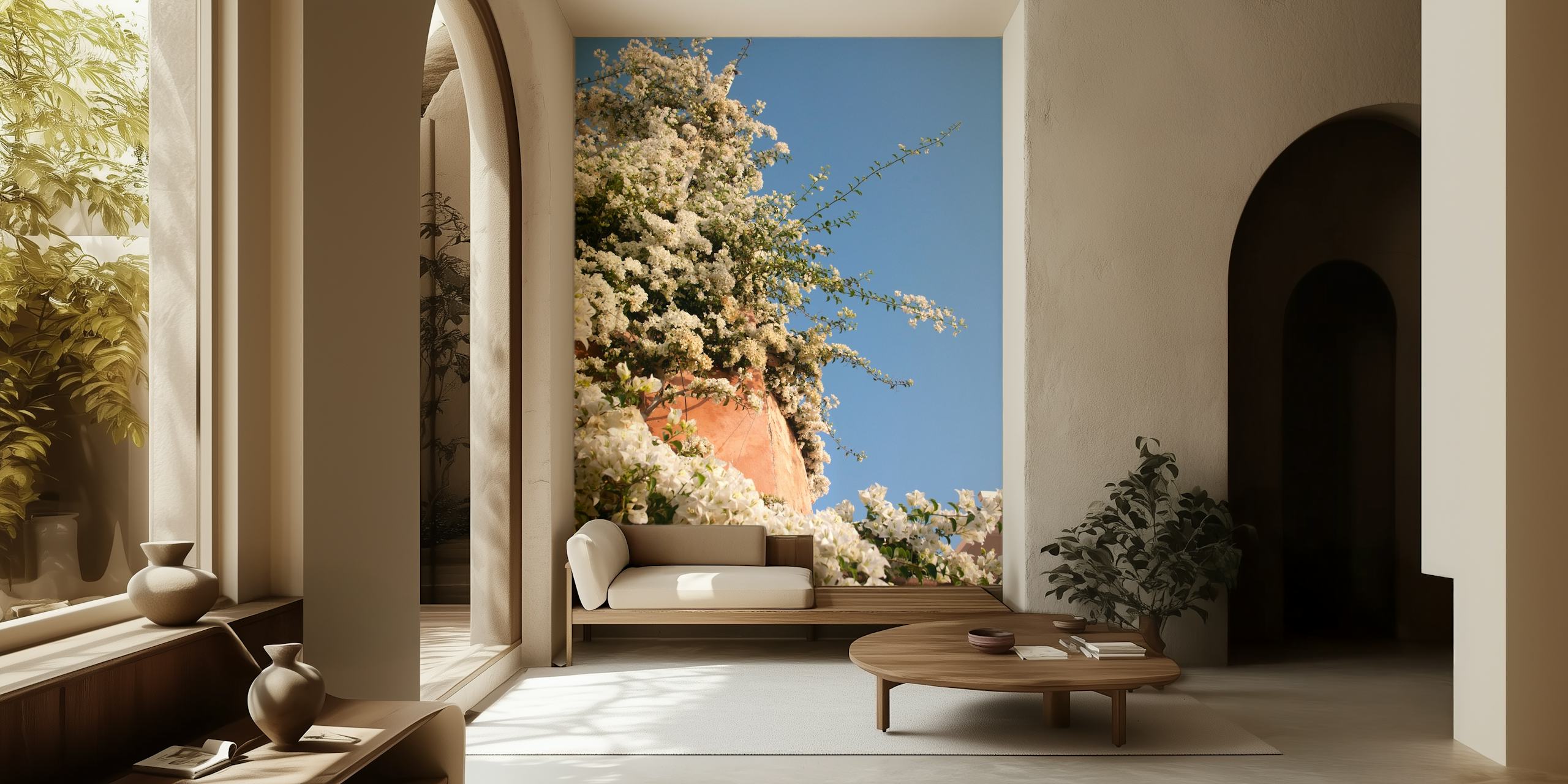 Santorini Oia Beauty Dream 2 ταπετσαρία σε ένα δωμάτιο