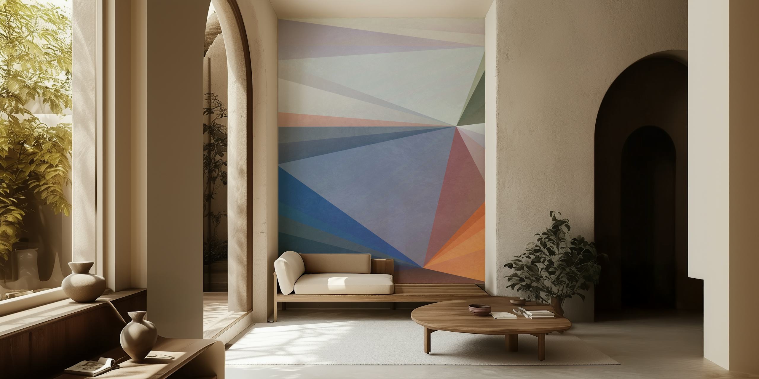 Projekt tapety Abstract Composition 931 w pokoju
