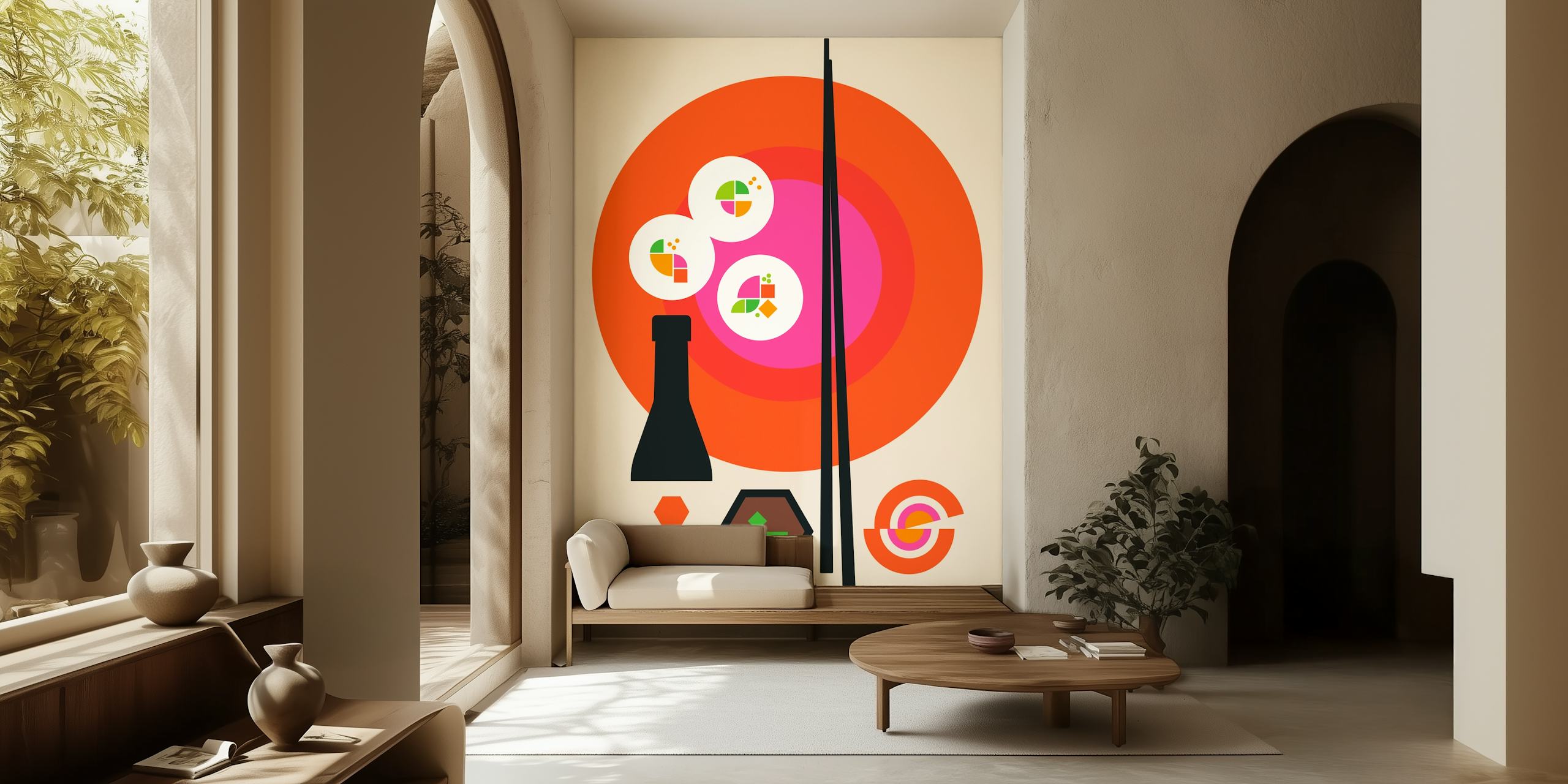 Tokyo 65 wallpaper design in a room