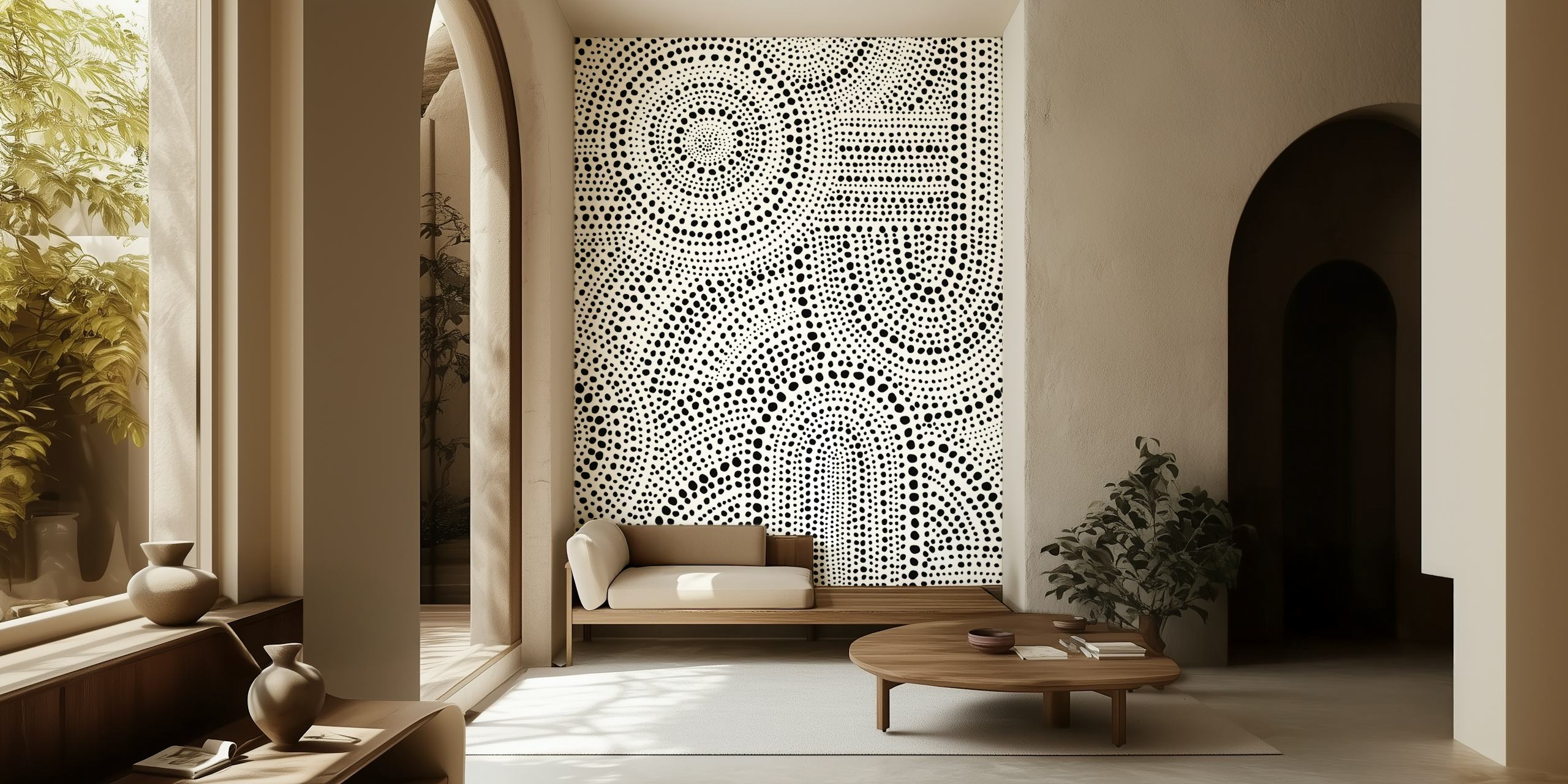 Tapeta Tribal Art w aranżacji pokoju