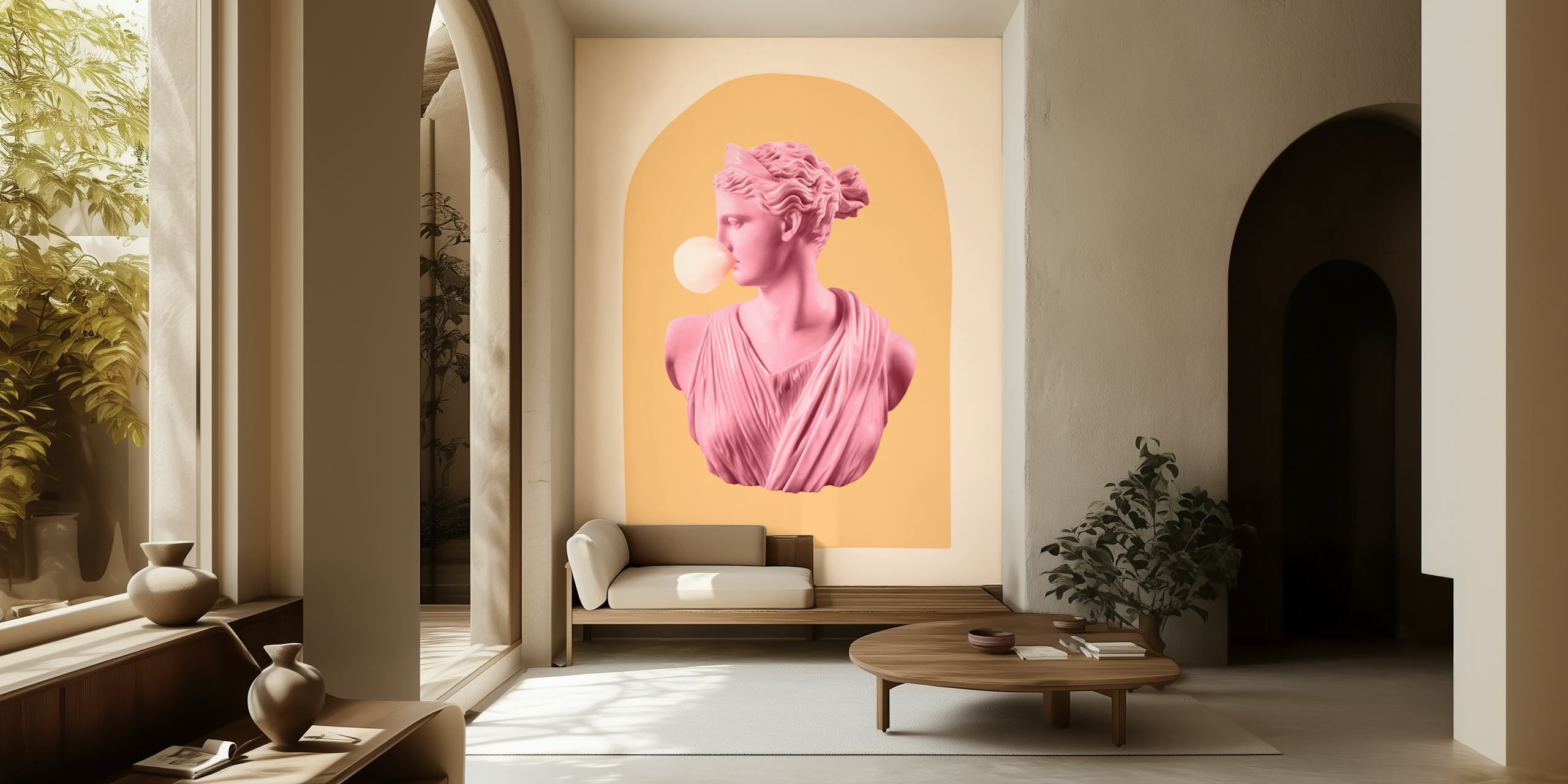 Bubble-Gum Goddess tapettisuunnittelu