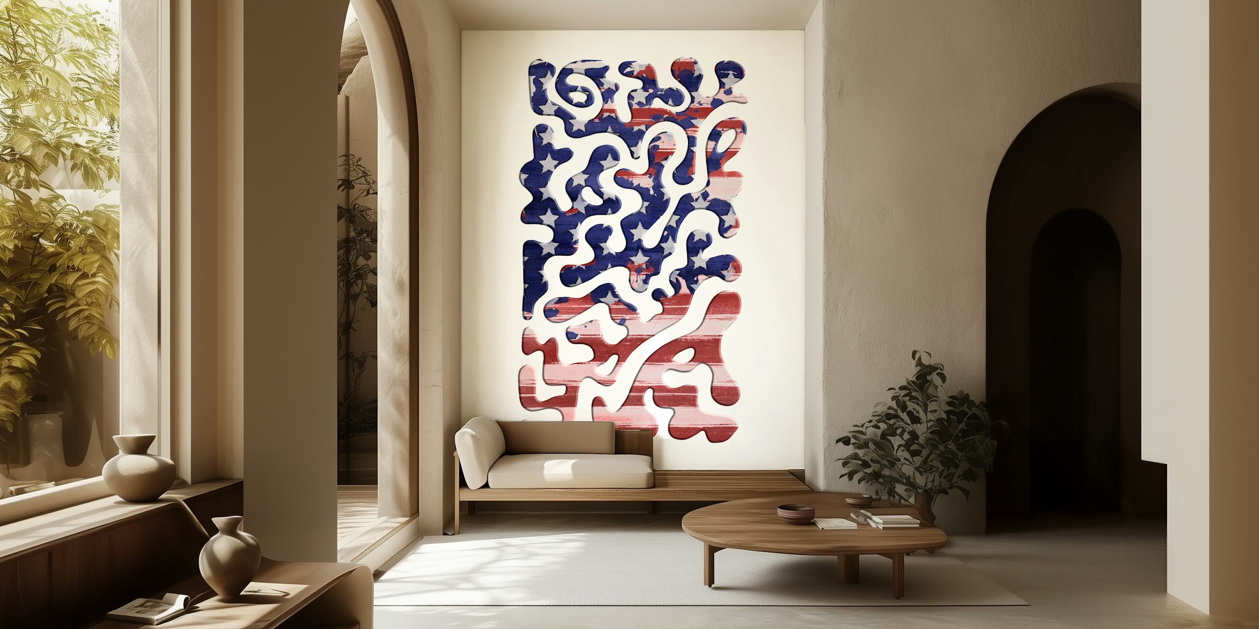 Twisted Beats No 7 17 tapet i et rum