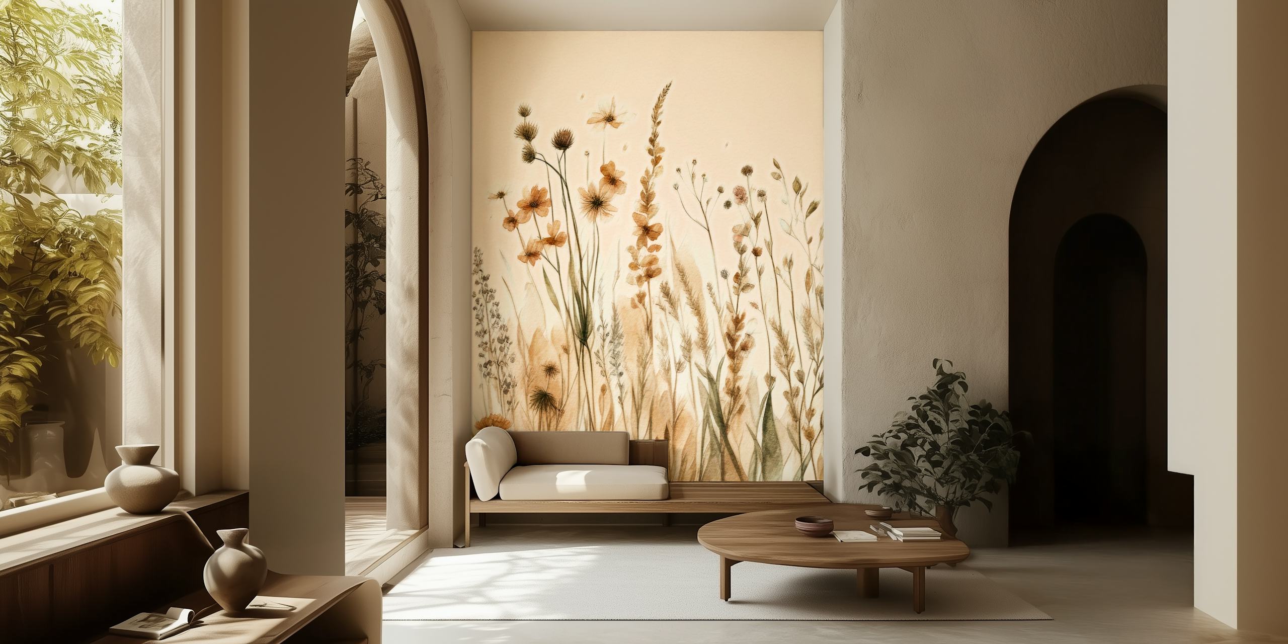 Ταπετσαρία Wildflower Dream σε ένα δωμάτιο