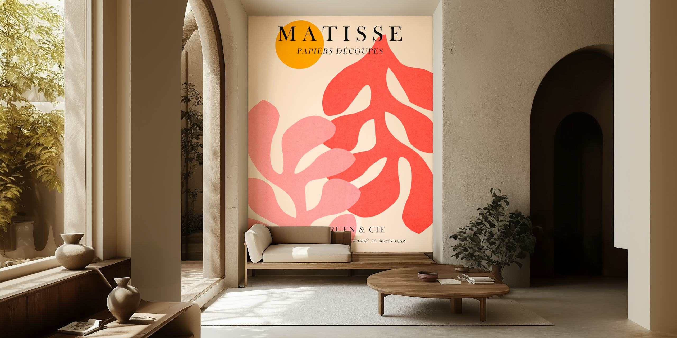 Matisse poster design on wall