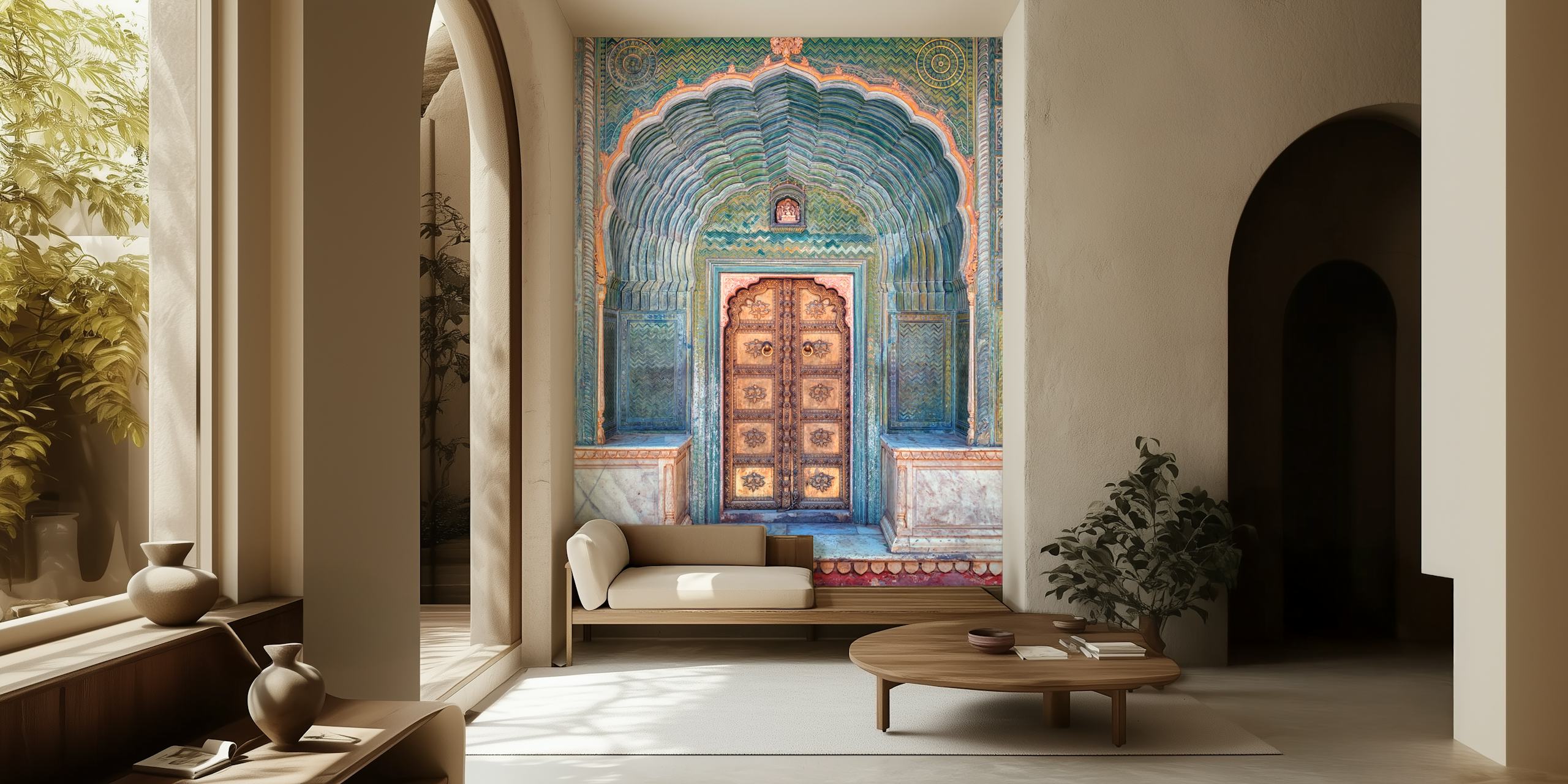 Arhitektonska tapeta City Palace u sobi