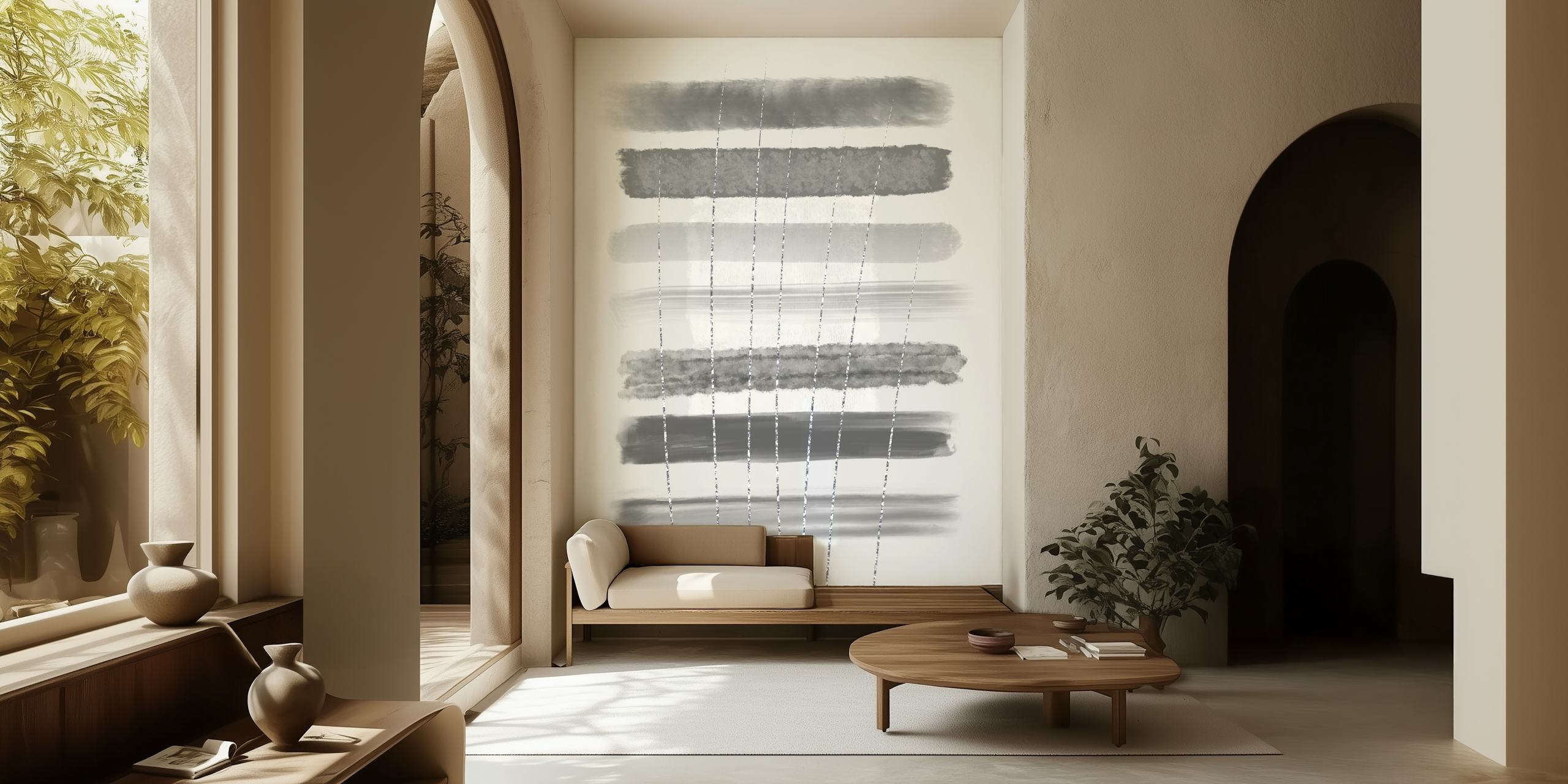 Abstract Painting No. 13 - Clarity papel de parede em um quarto