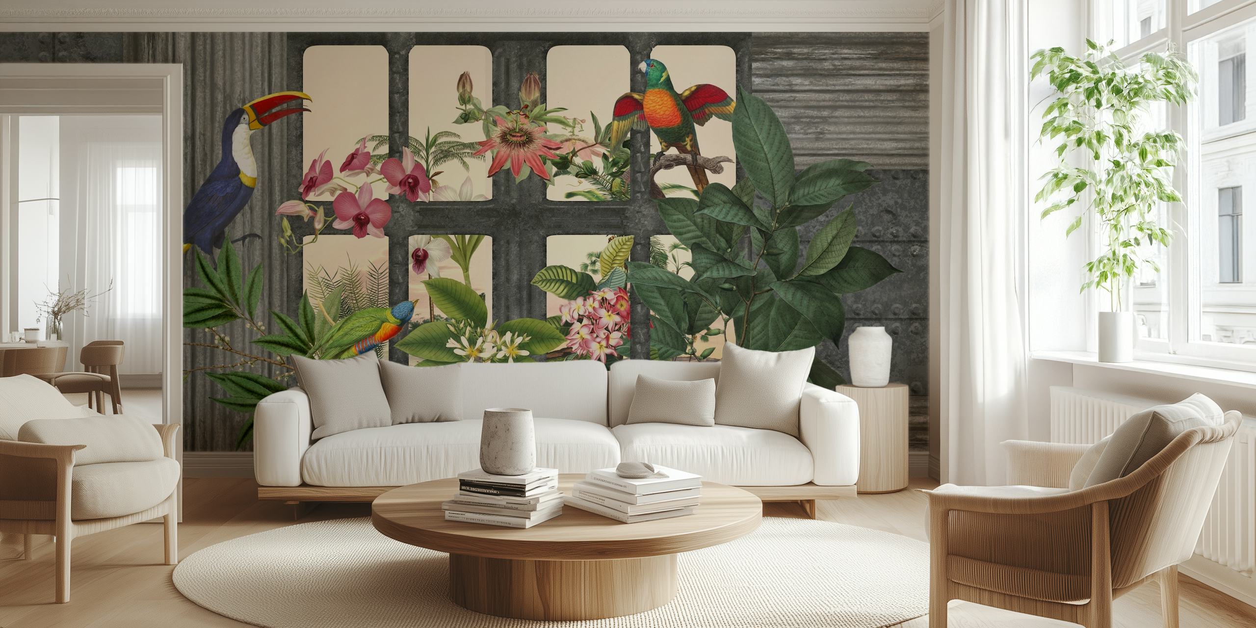 wallpaper Lost Jungle Paradise en una habitación