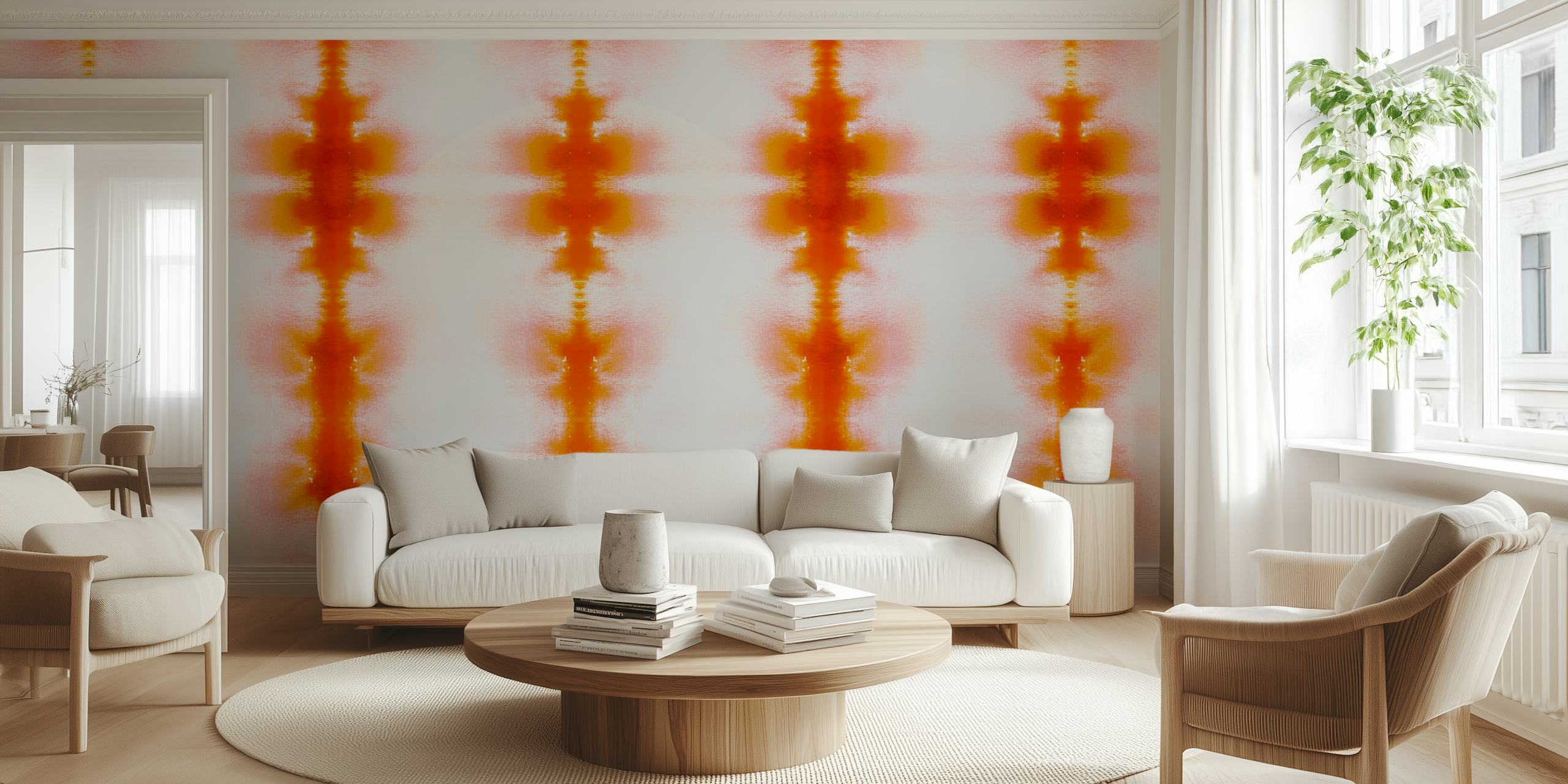 Morning Sun wallpaper in a bright room