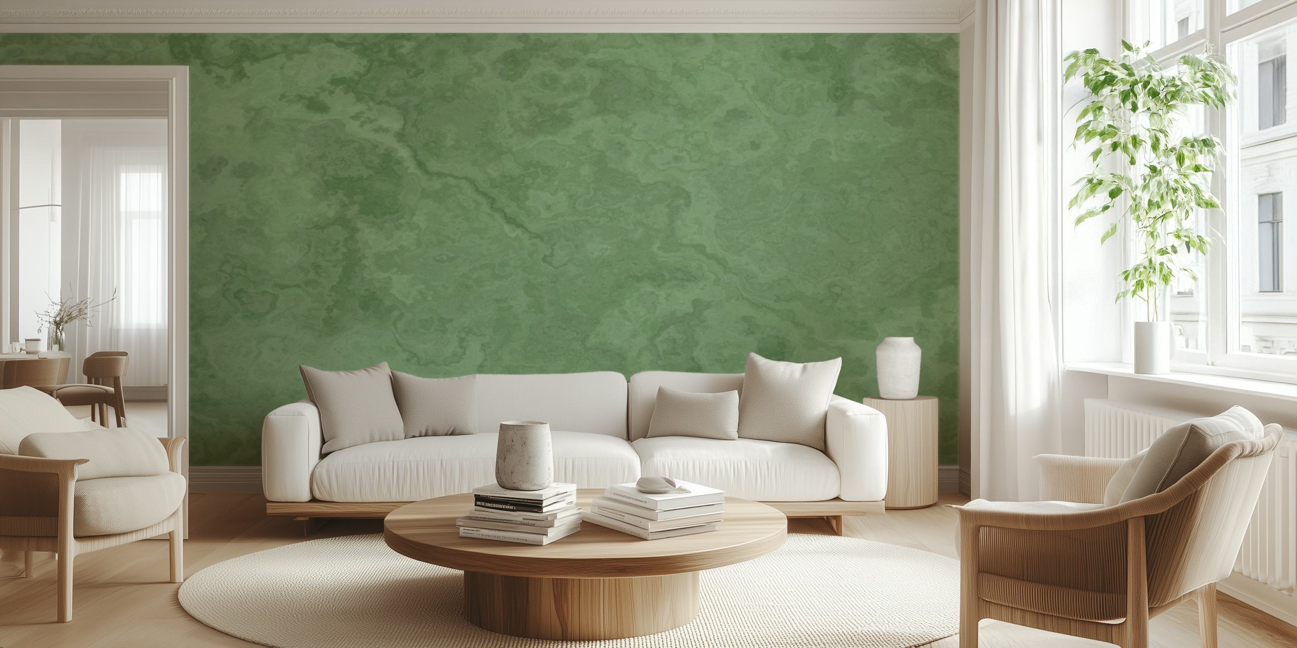 Calm Green Jade Marble Stone Wall Surface u sobi
