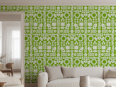 Scandi Midsommar Green