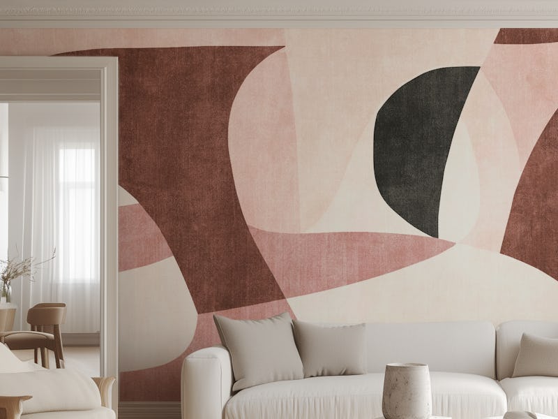 Geometric Color Blocks Art