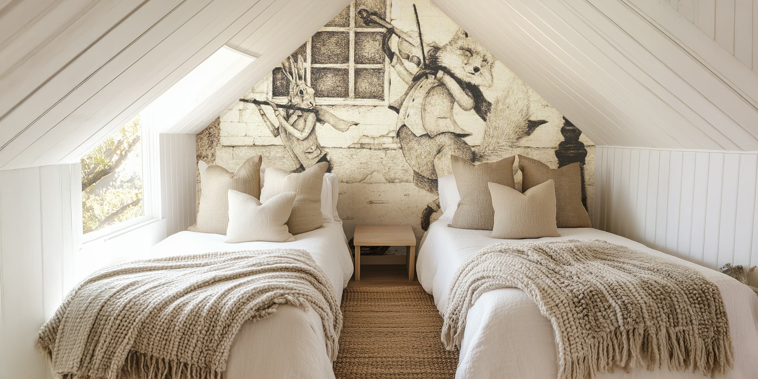 Ταπετσαρία Street Musicians με ζωντανούς μουσικούς