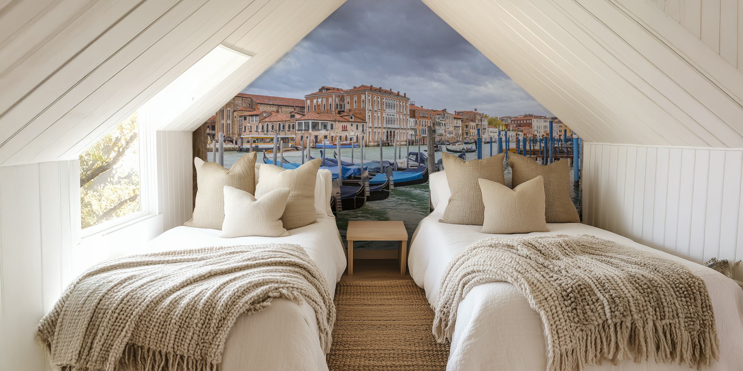 Venice gondels op de Canale Grande