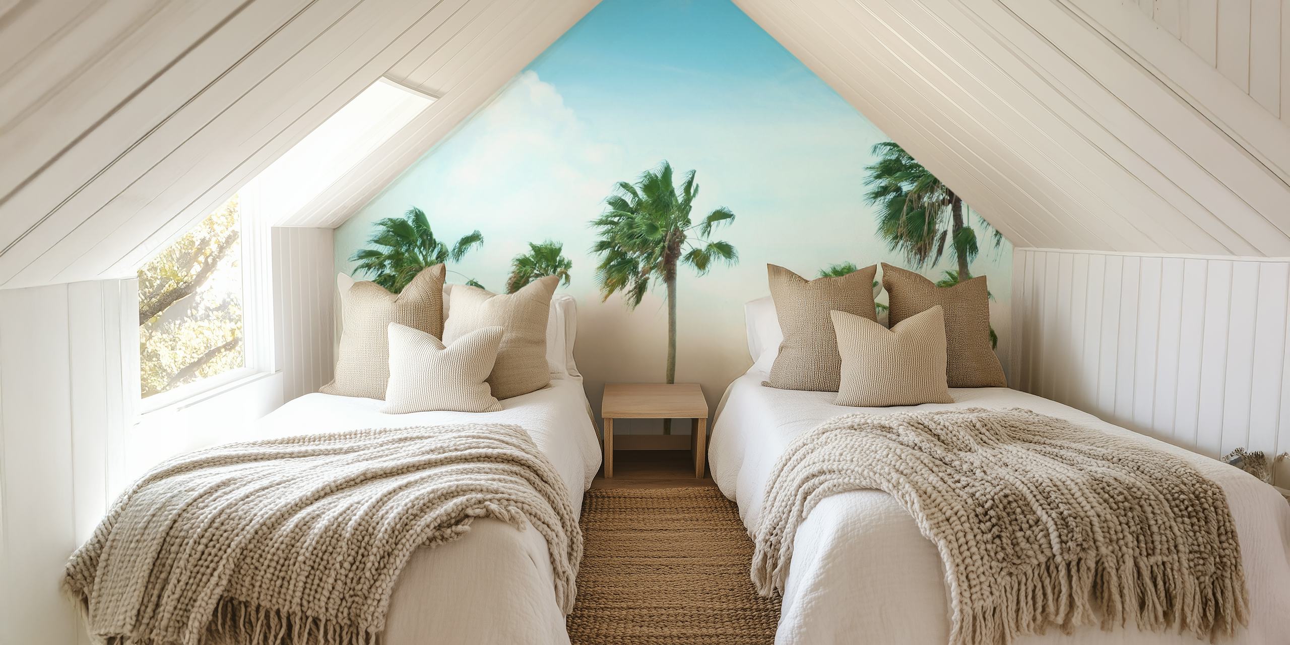 Palm Trees Oasis 1 tapet i et rom