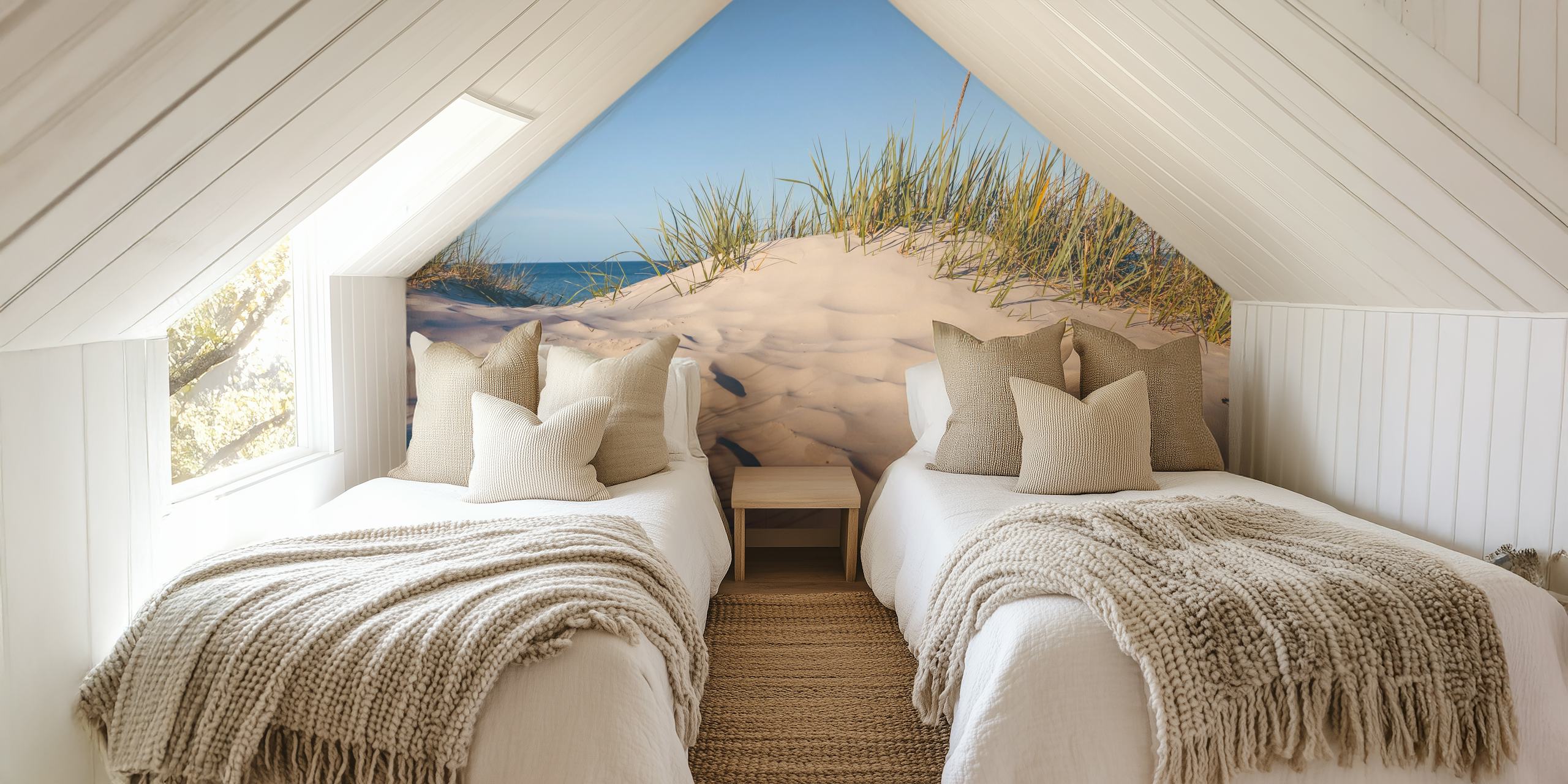 Bornholm Island Sea View wallpaper in a room
