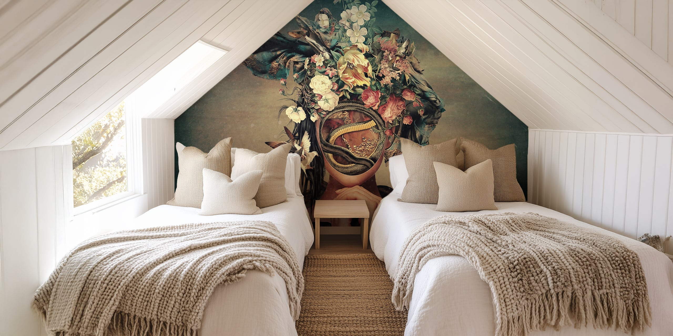 Vibrant blommig design