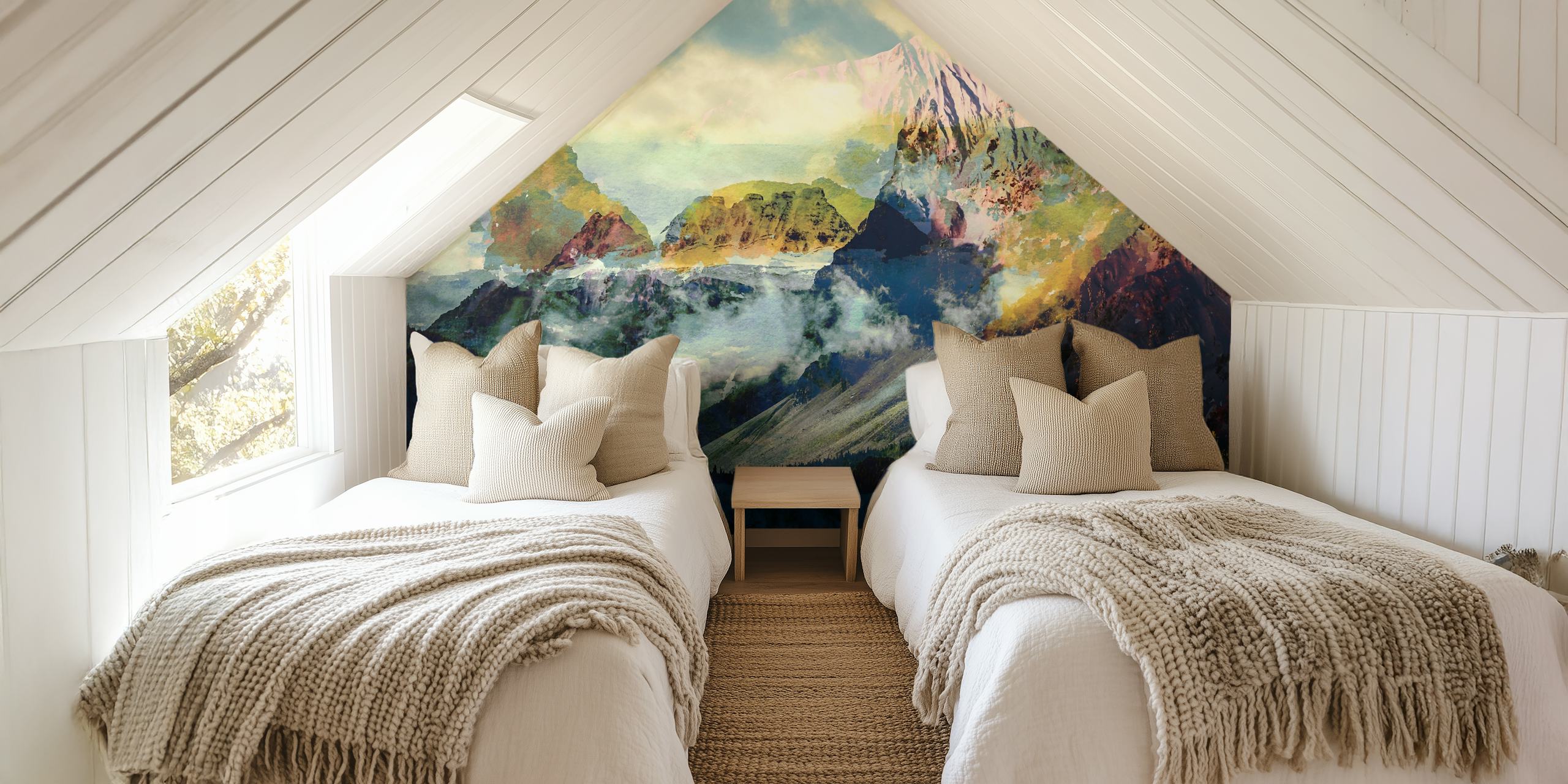 Papier peint Beyond Everest dans une pièce pittoresque