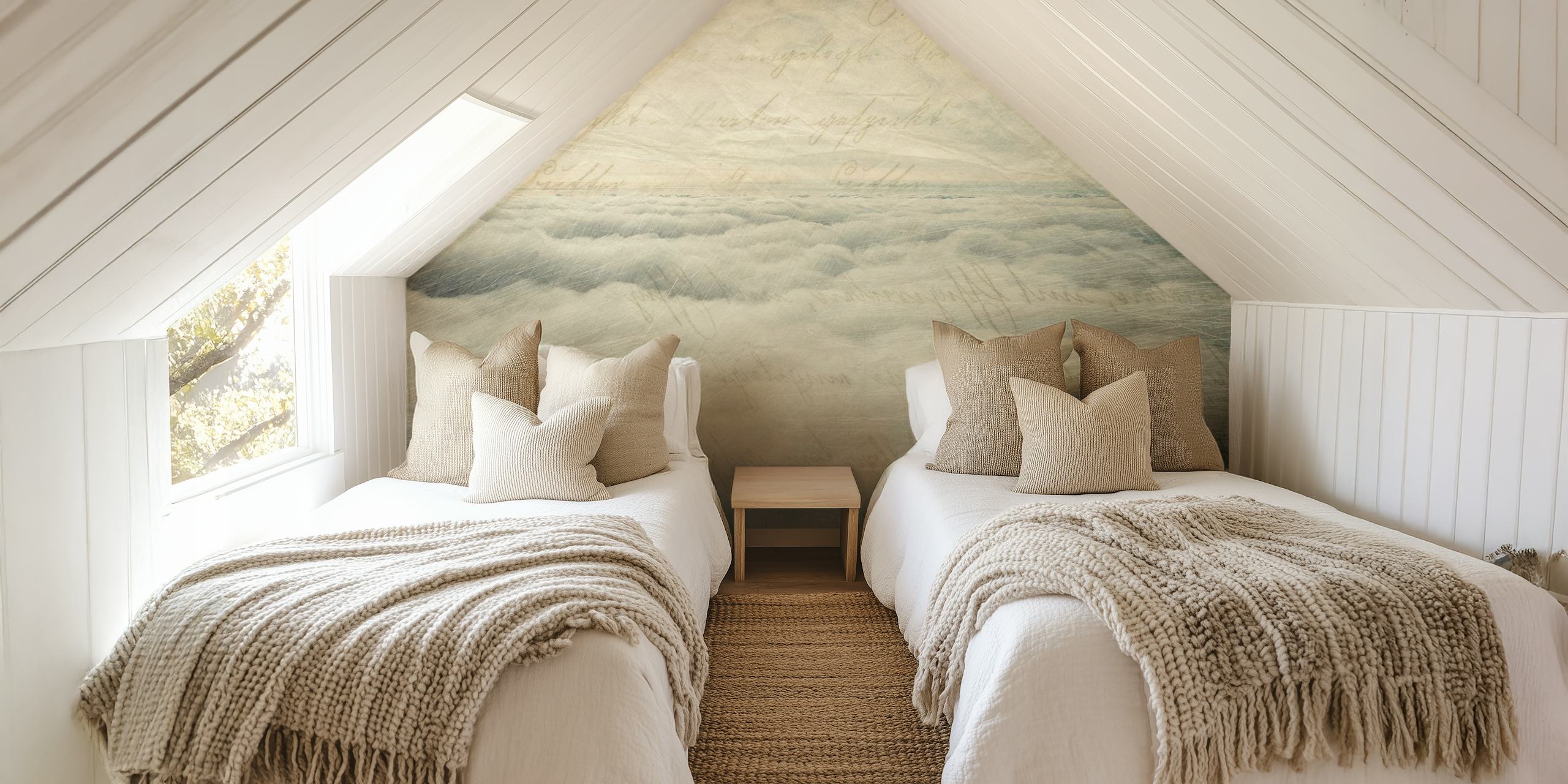 Nostalgic Memories Sky Horizon papel pintado en una habitación