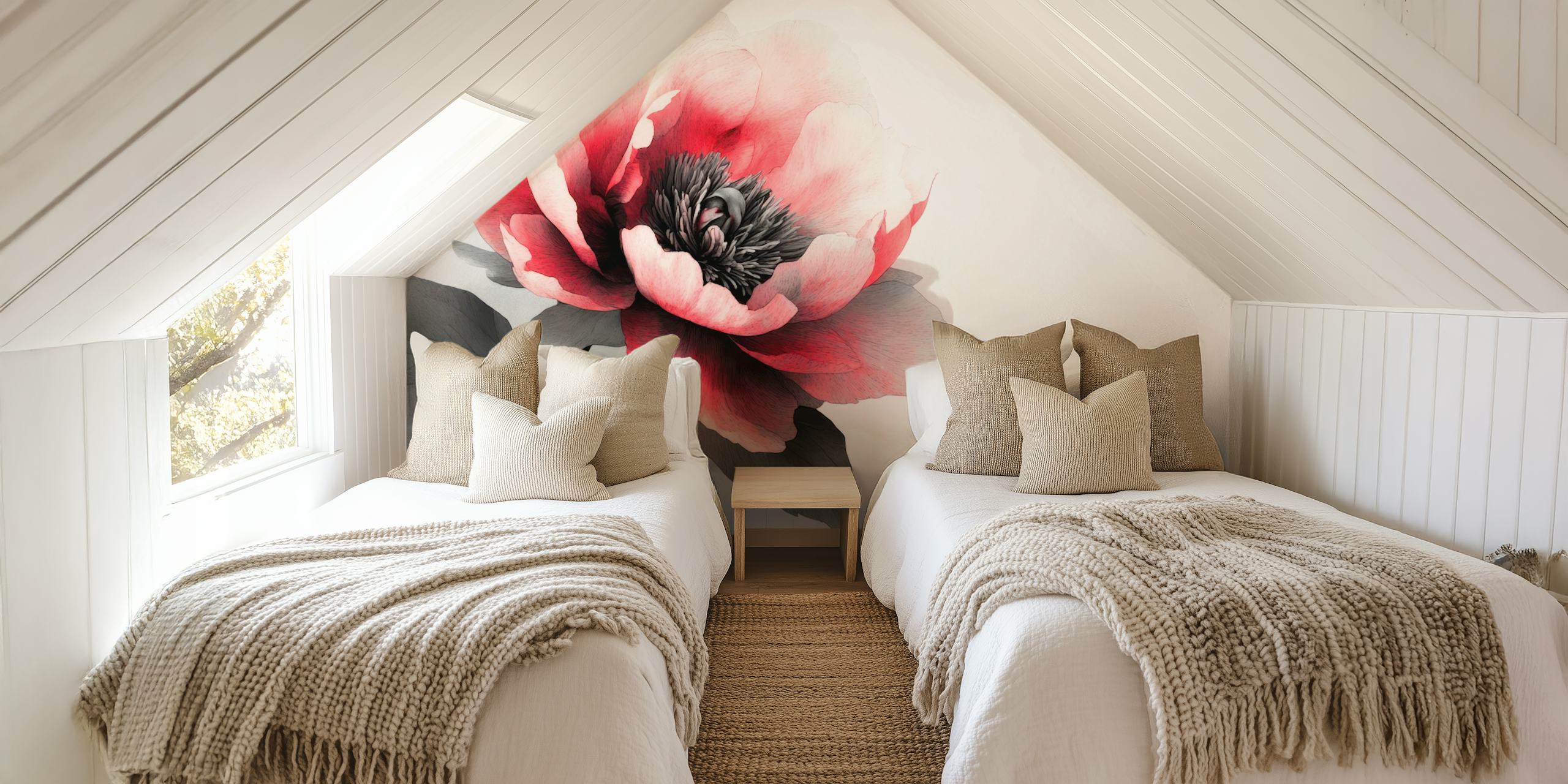 Design de papier peint Elegant Peony Enchantment