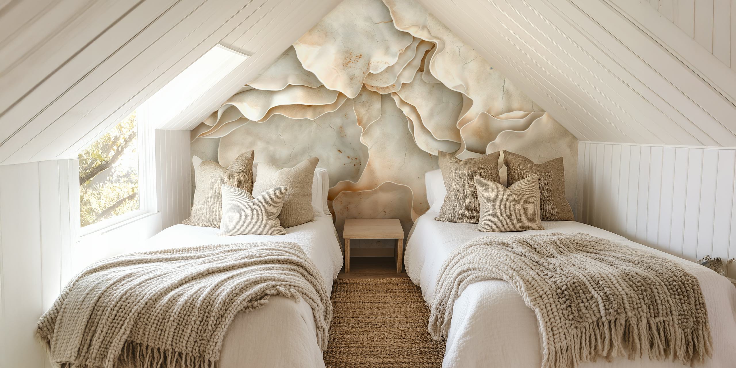 Ivory Organic Elegance Flow tapet i dekoration