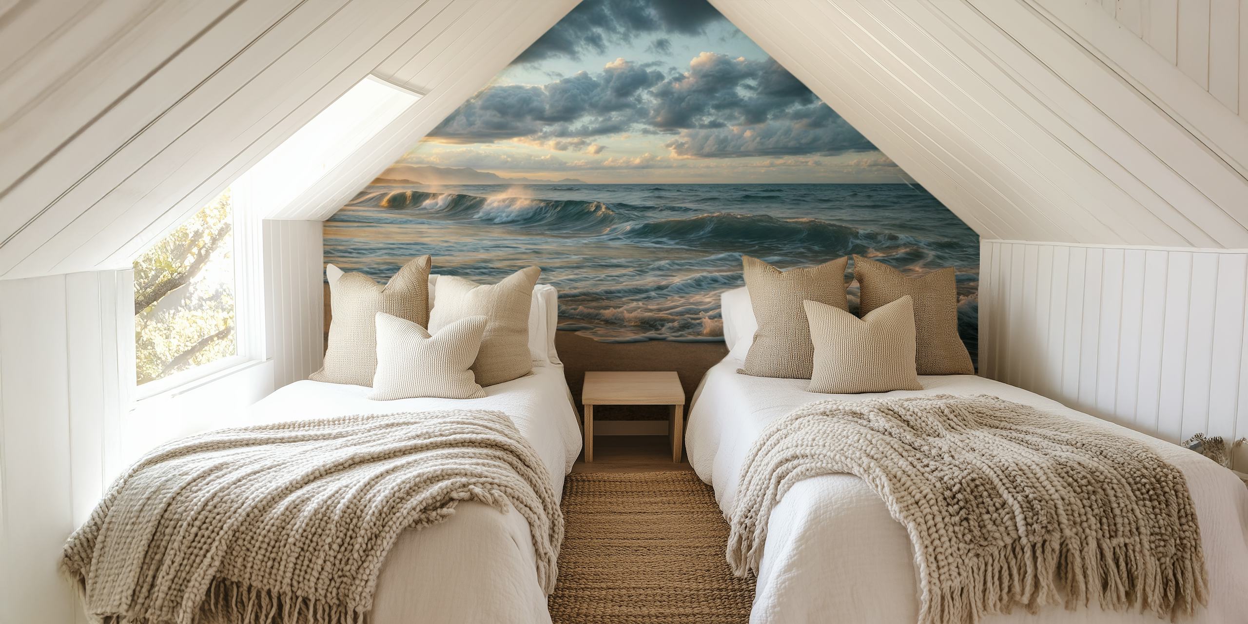 Tapeta Peaceful Shoreline View u sobi