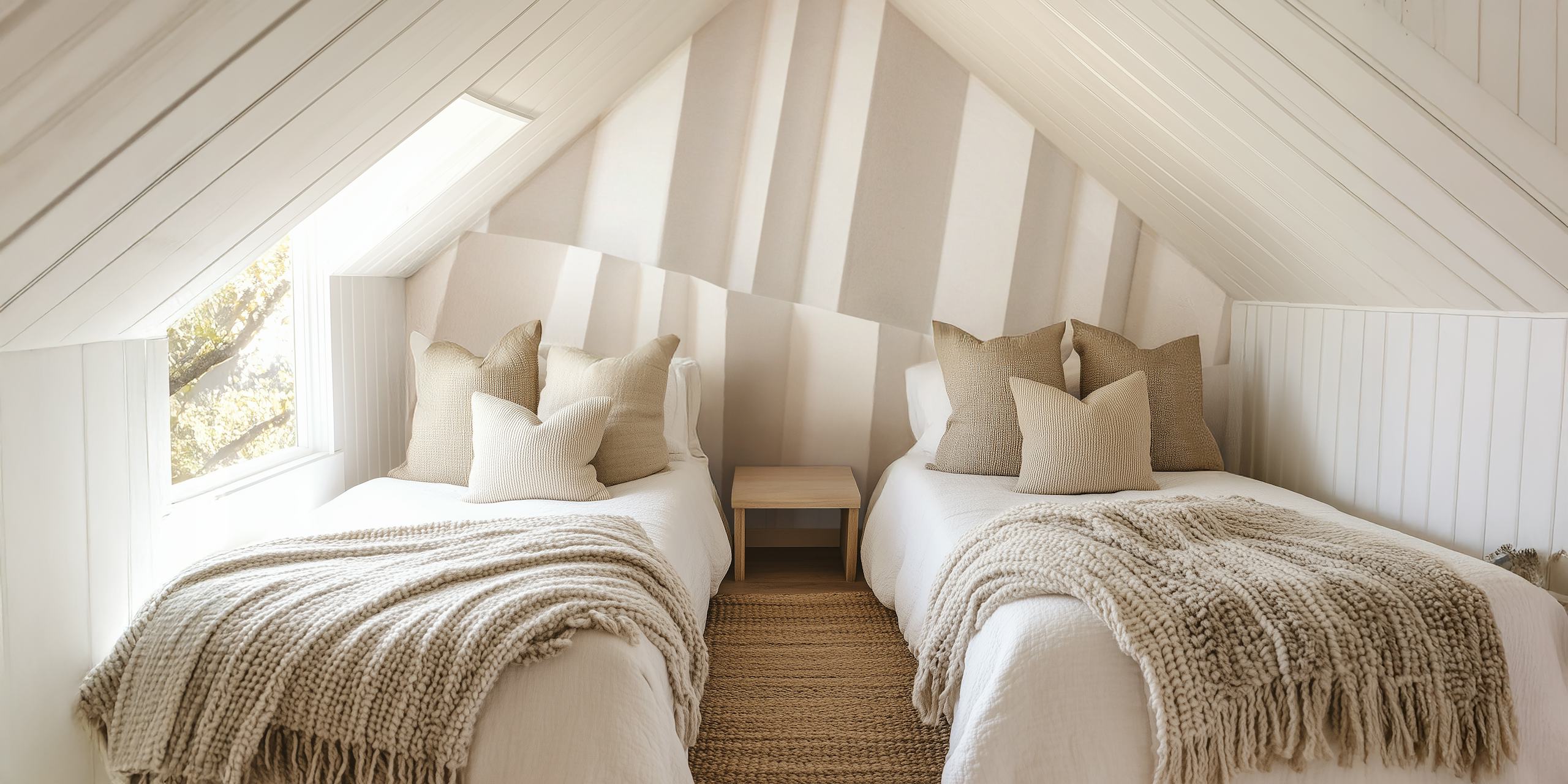 Textured wallpaper design in a modern room