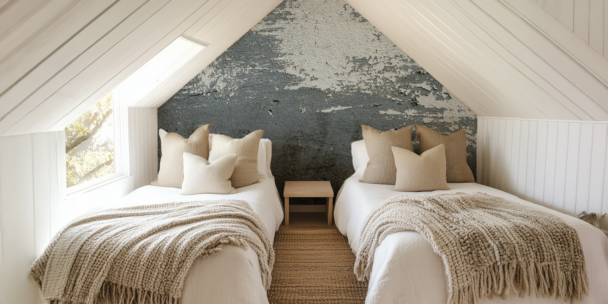 μαύρο γκράντζ ταπετσαρία σε ένα δωμάτιο