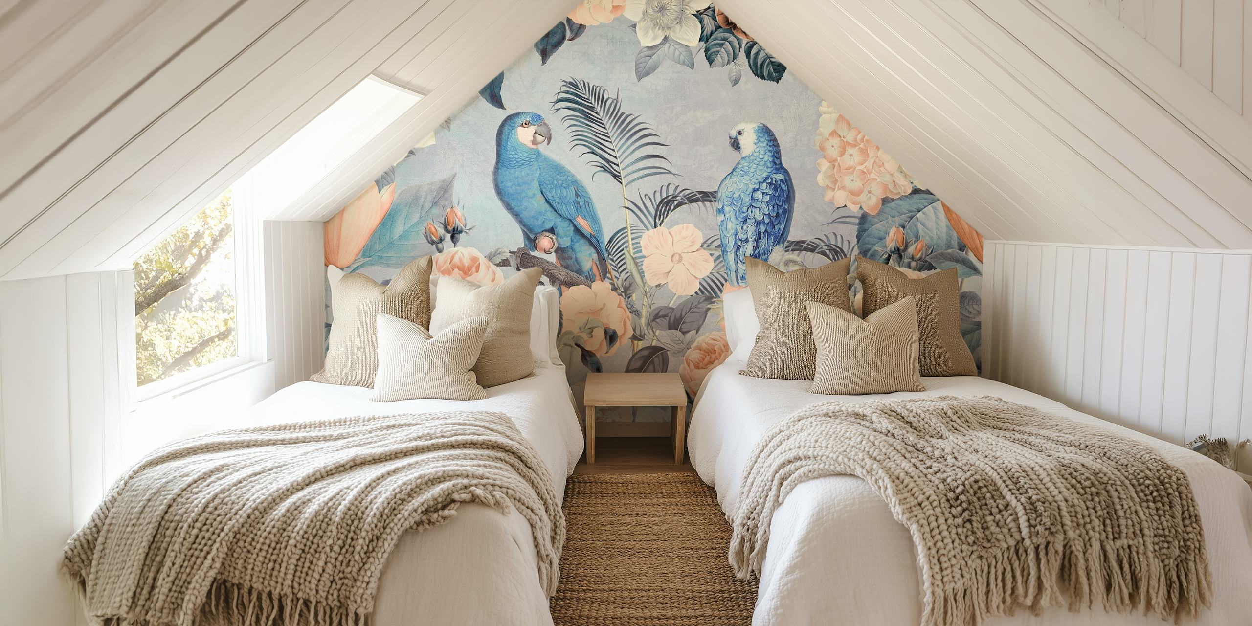 Jungle Rendezvous Wallpaper in einer Raumgestaltung