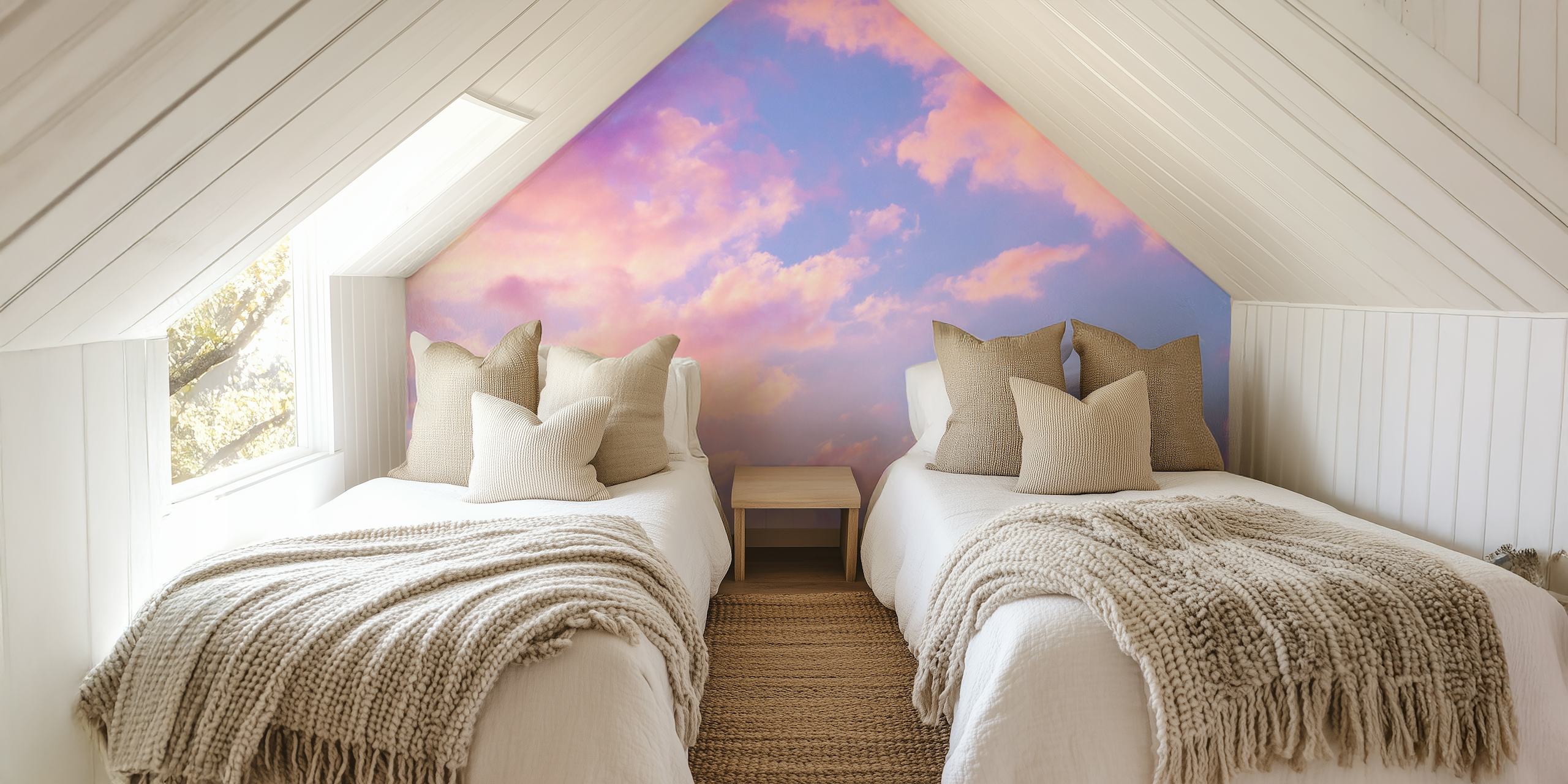 Miraculous Clouds 1 wallpaper in a room
