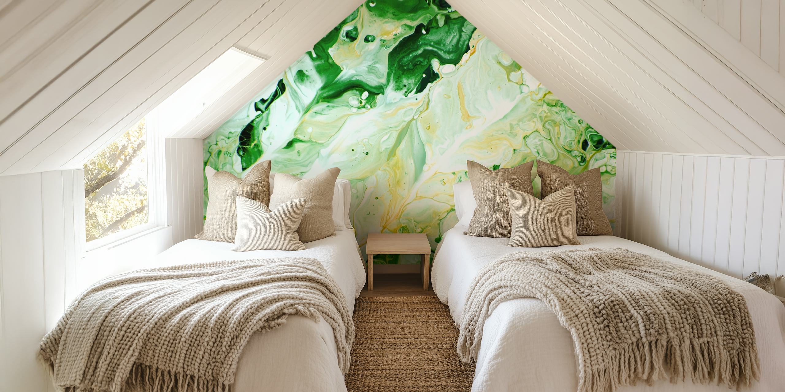 Abstract Marble Glam 3 tapet i ett rum