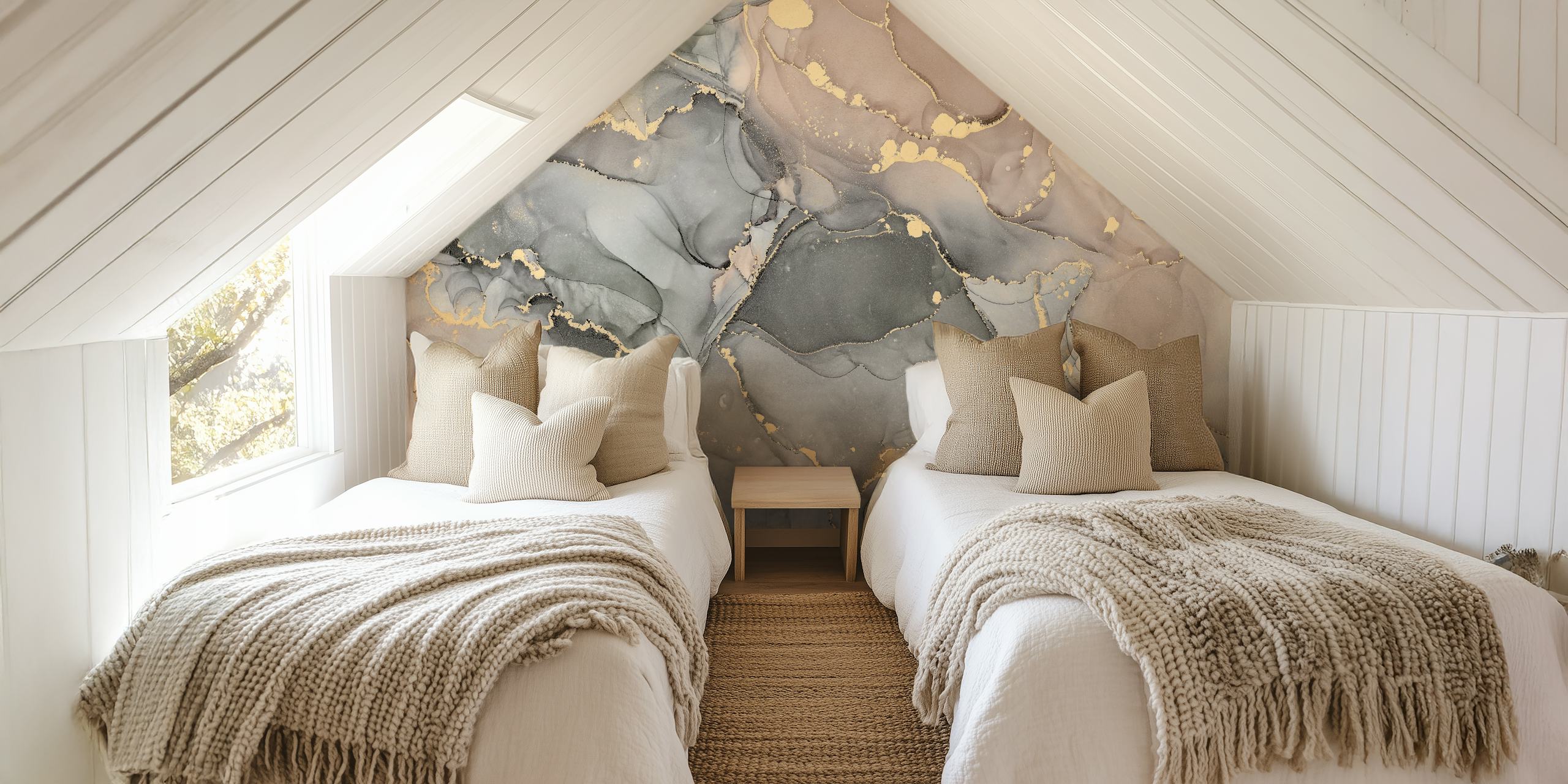 Surface Wall Murals displayed in a room