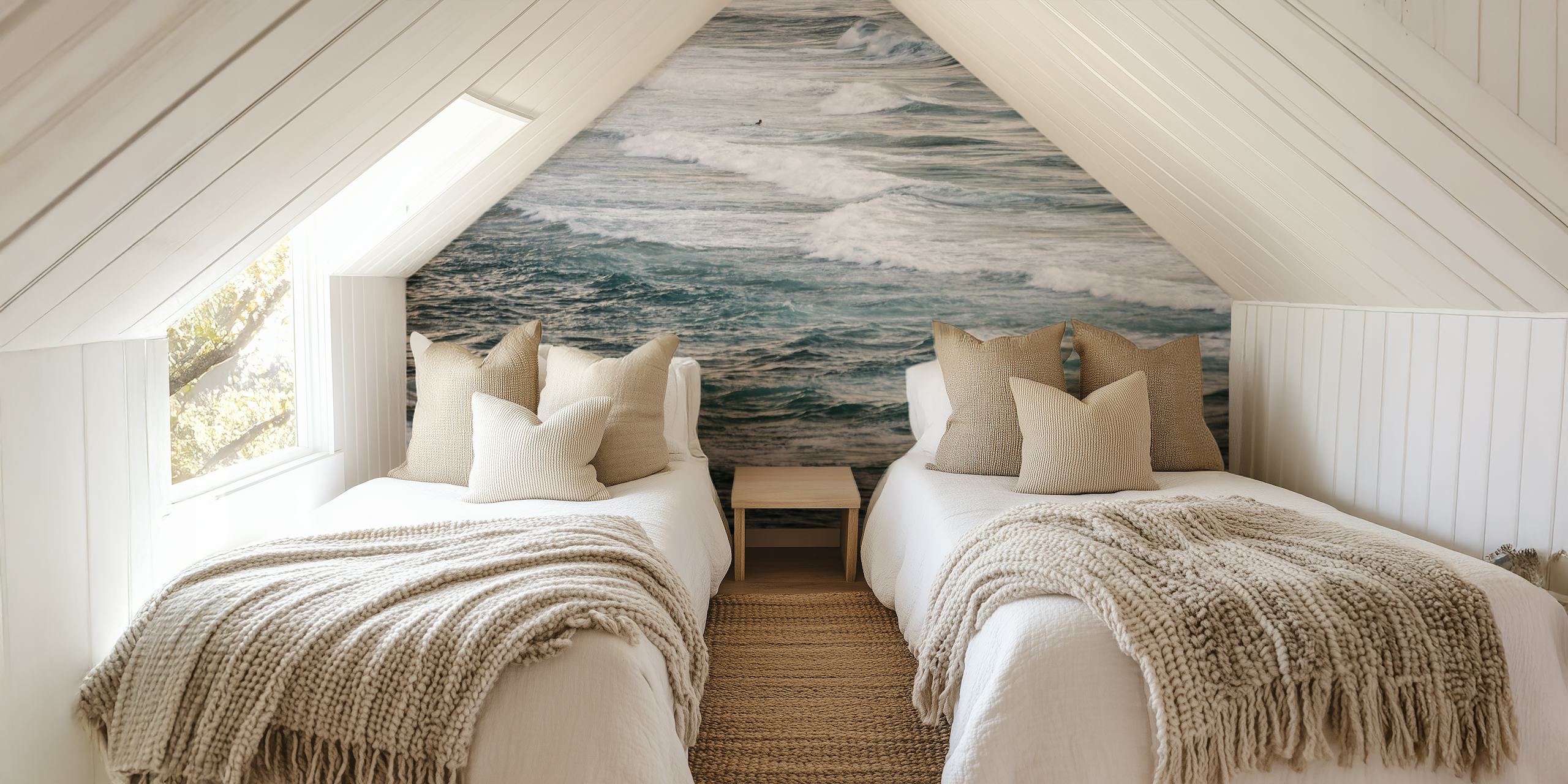 Winter Surfing V wallpaper in a room