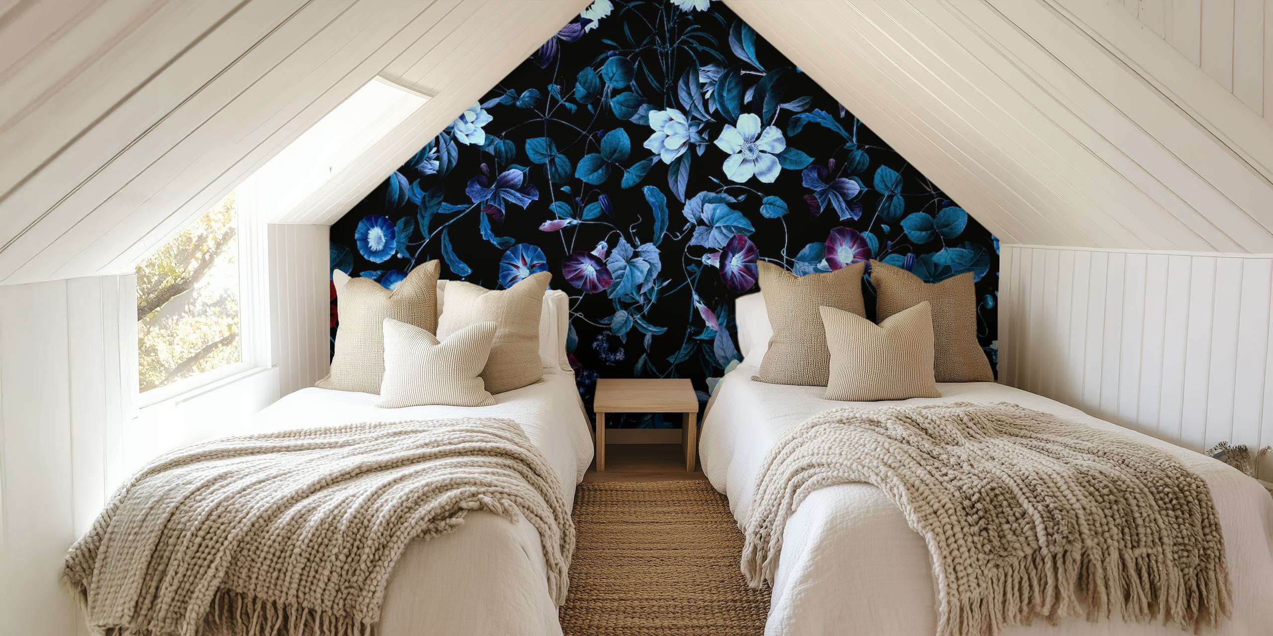 Diseño de papel pintado Night Garden XXXII