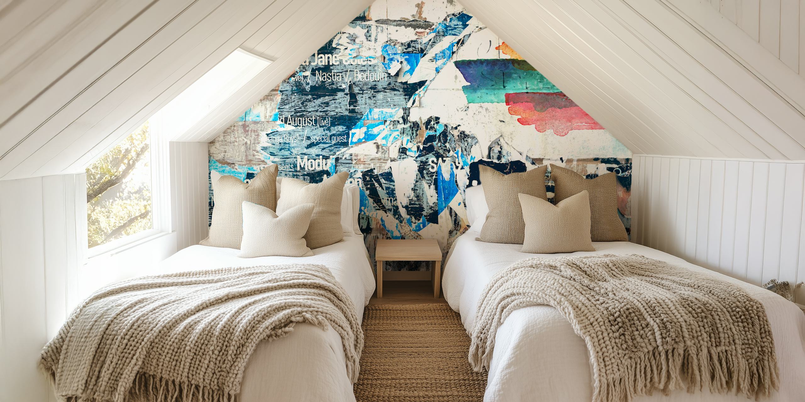 Brooklyn Blight wallpaper in a room