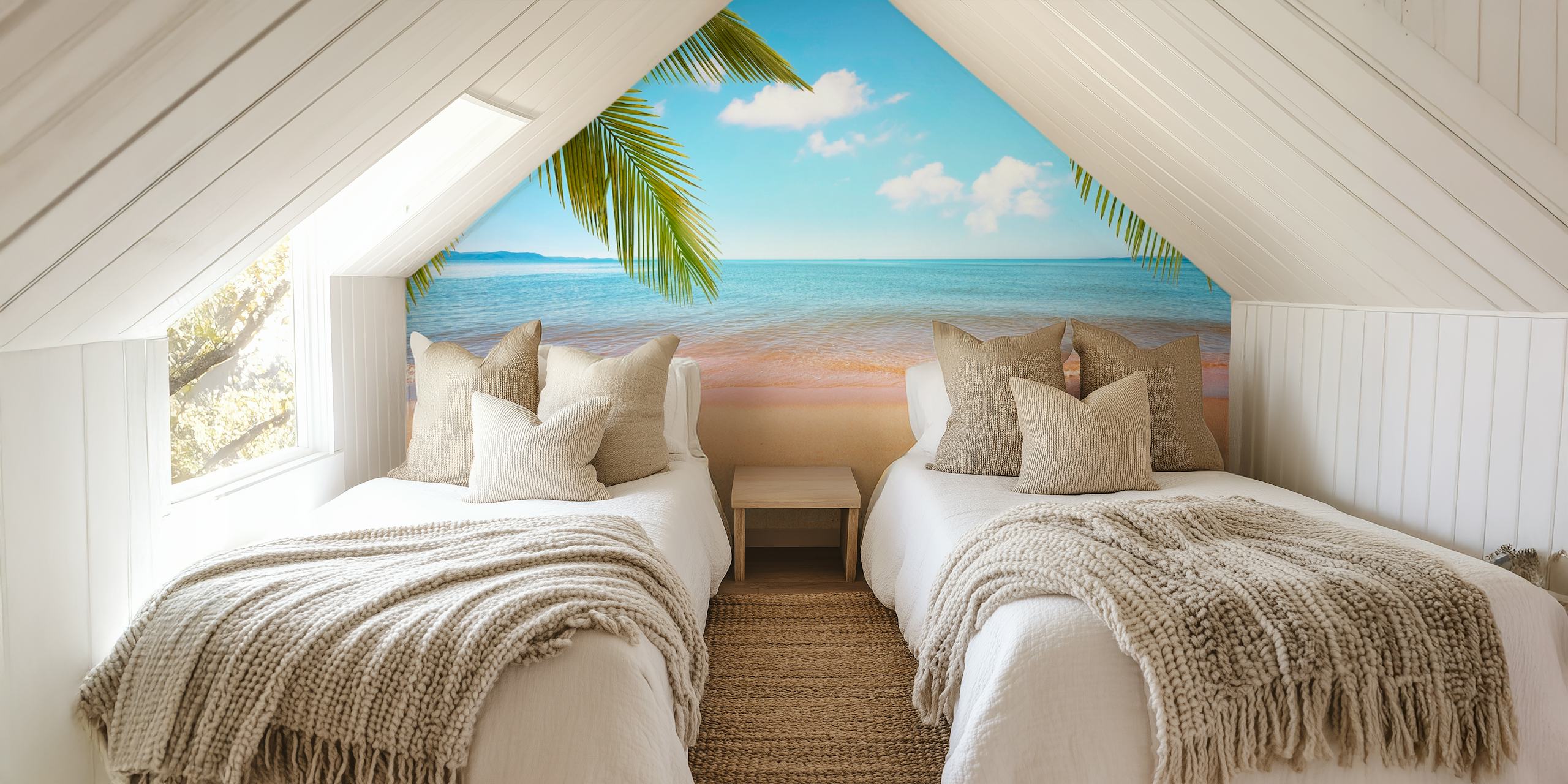 Island Beach behang dat serene wateren laat zien