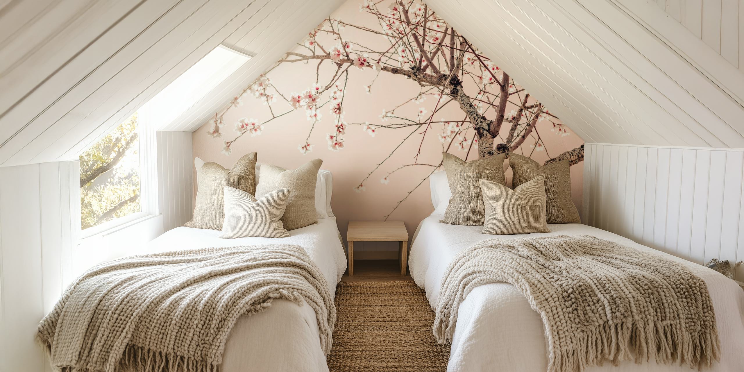 Tree Spring Blossom Flowers tapet i rum