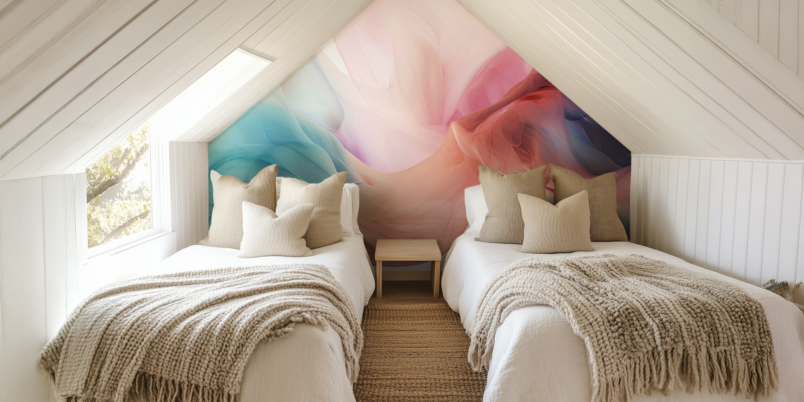 Vibrant Euphoria carta da parati in una stanza