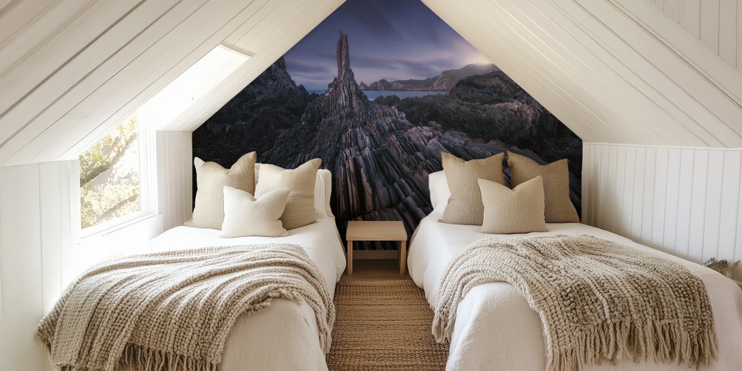 Gueirua Needles wallpaper in a modern room