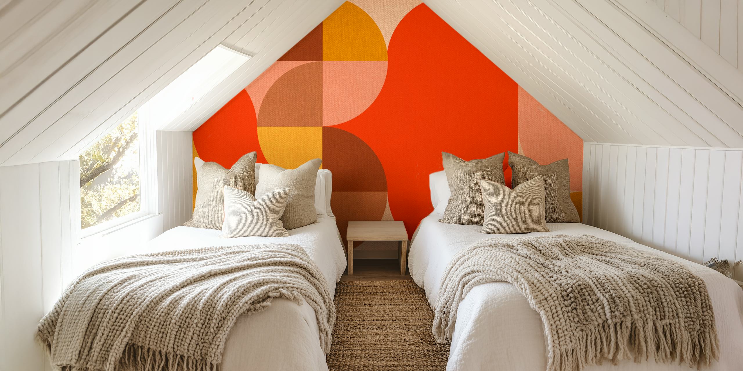 Geometric Mid-Century Abstract Forms ταπετσαρία