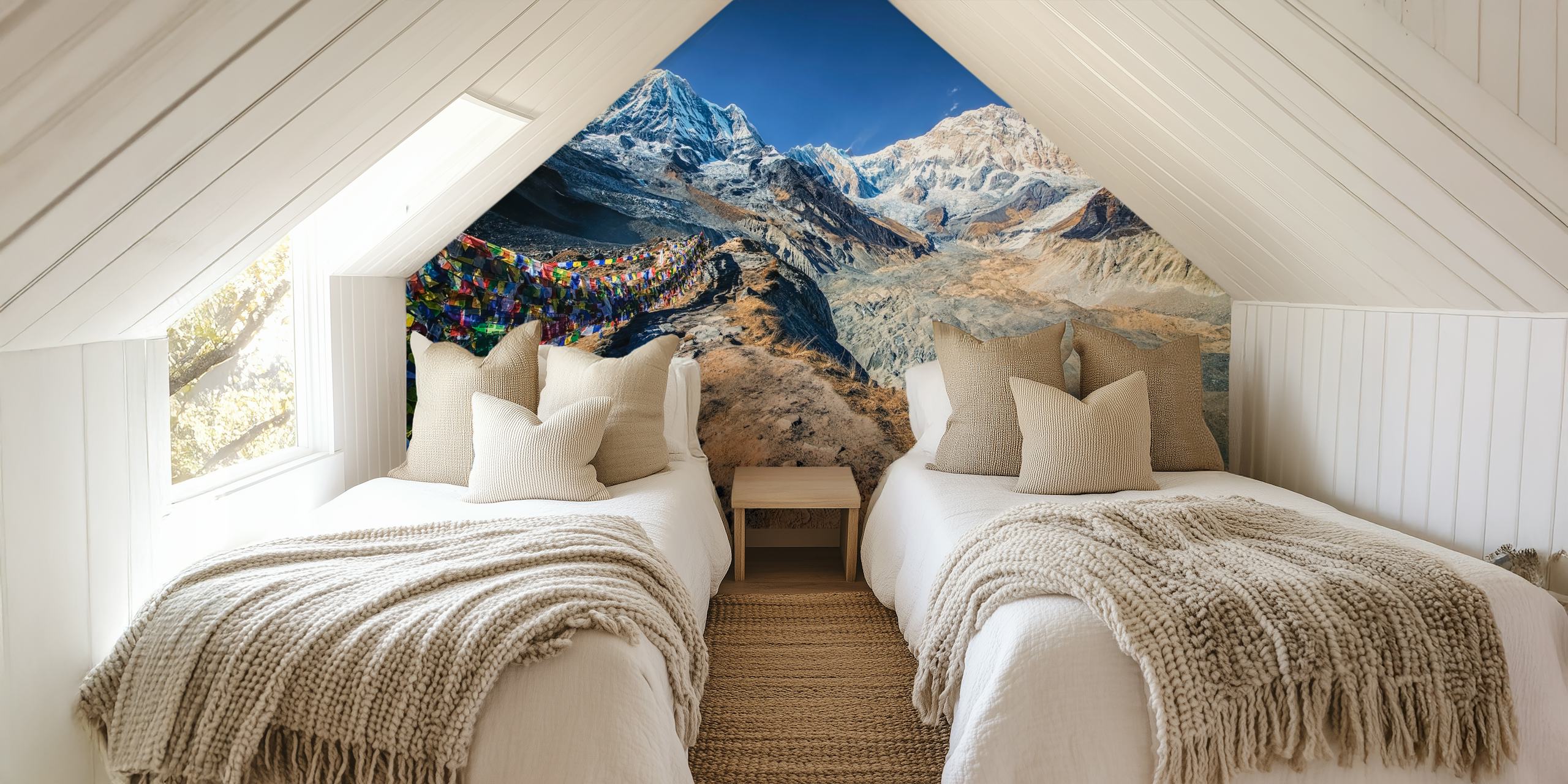 Annapurna tapeta u postavci sobe