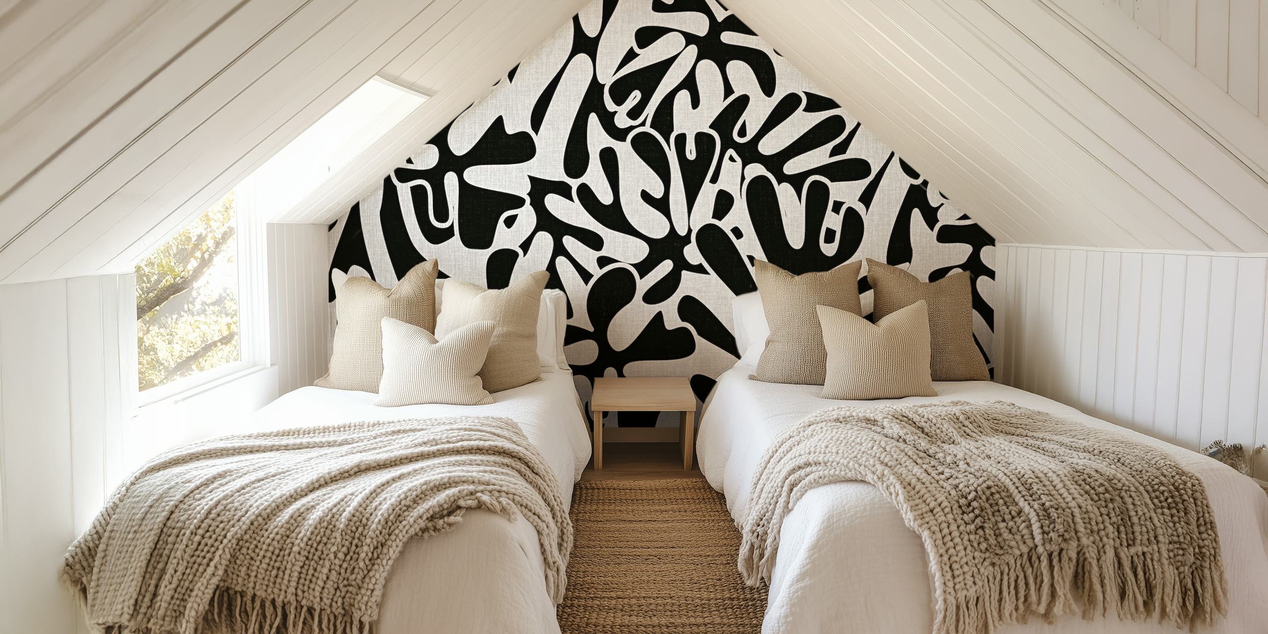 Matisse inspired fabric wallpaper design