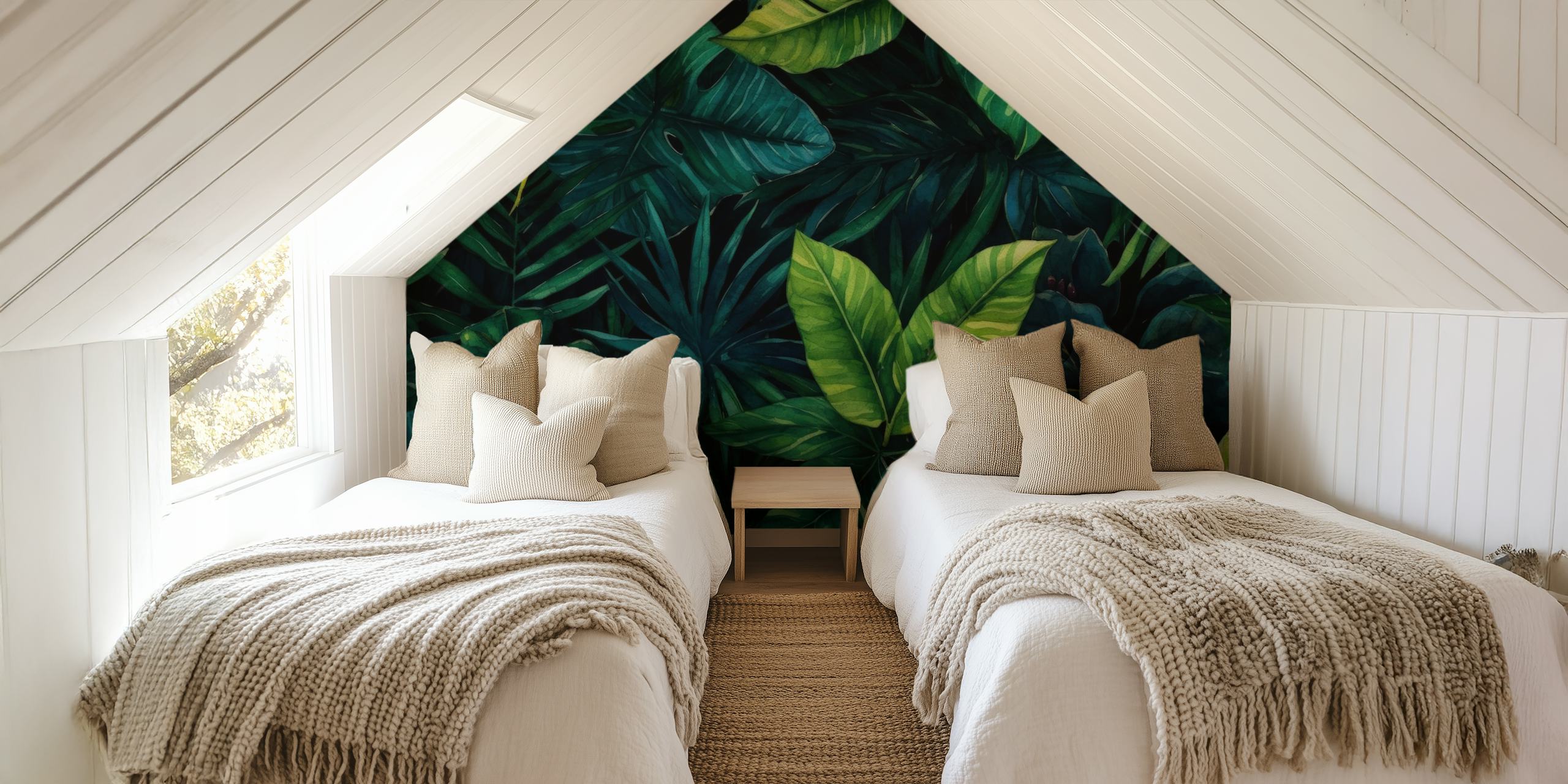 Tapeta Mystic Tropical Rainforest u sobi