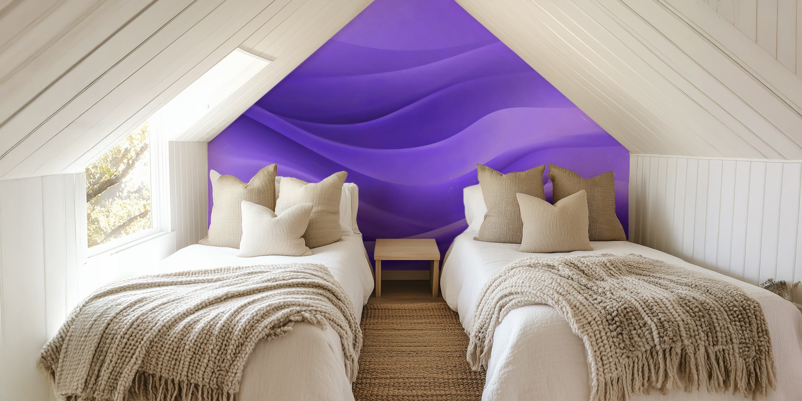 Diseño ondulado Rich purple