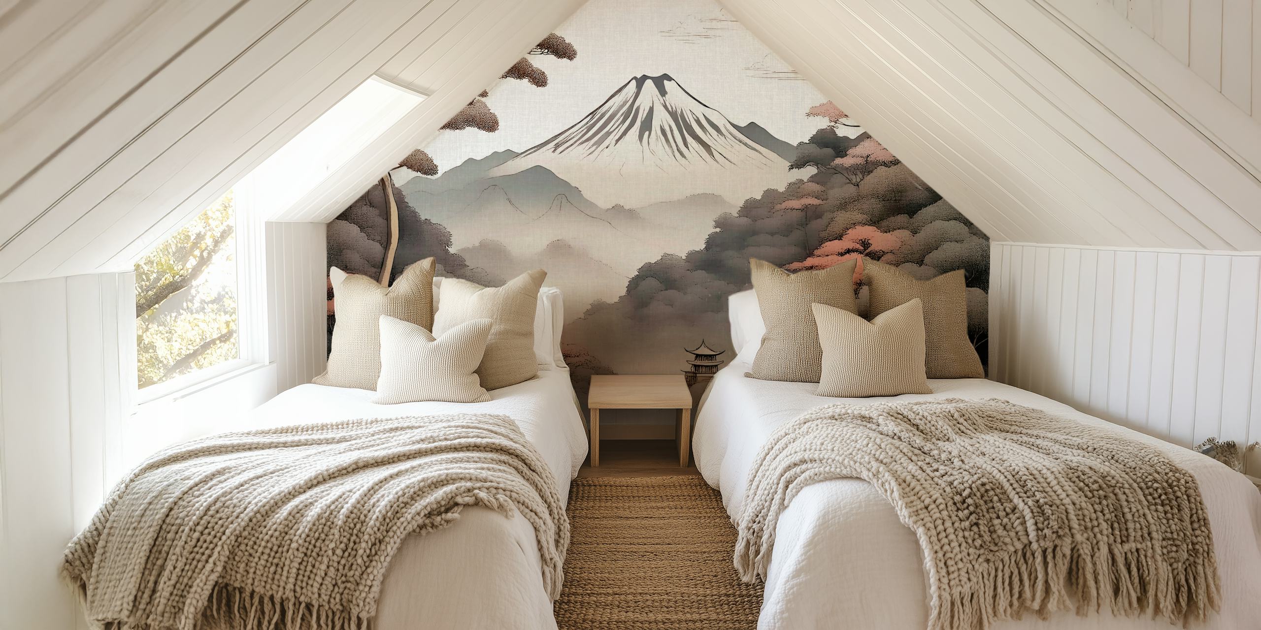 Japan Luxury Linen wallpaper in a room