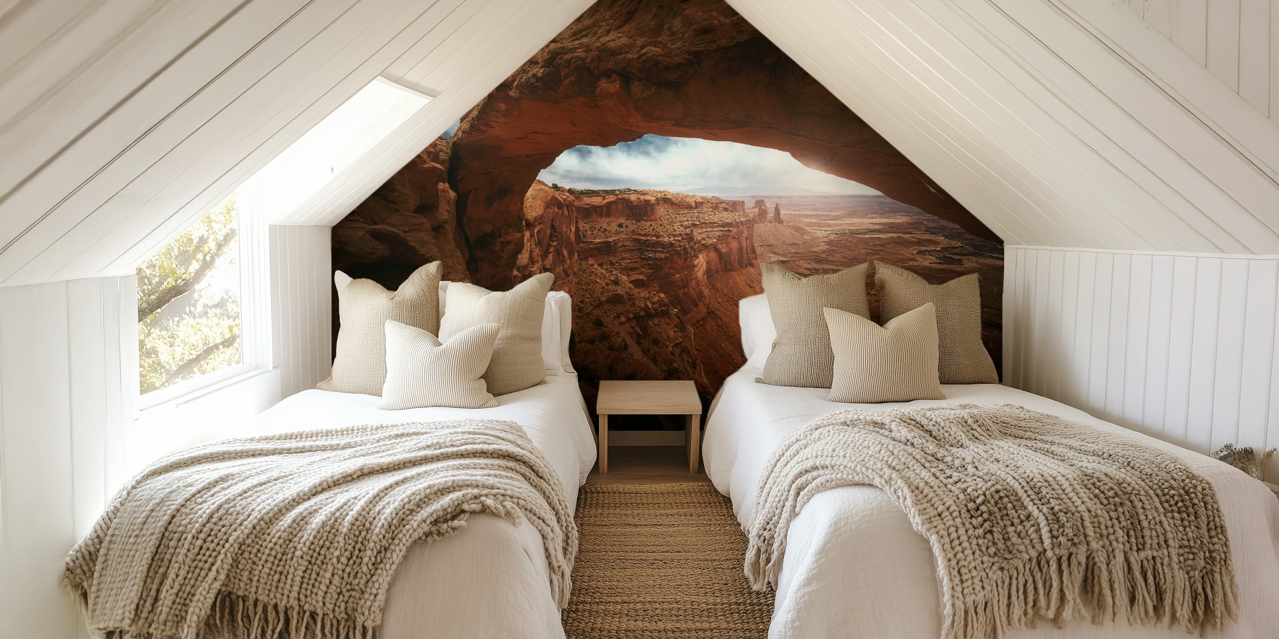 Mesa Arch wallpaper in a room setting