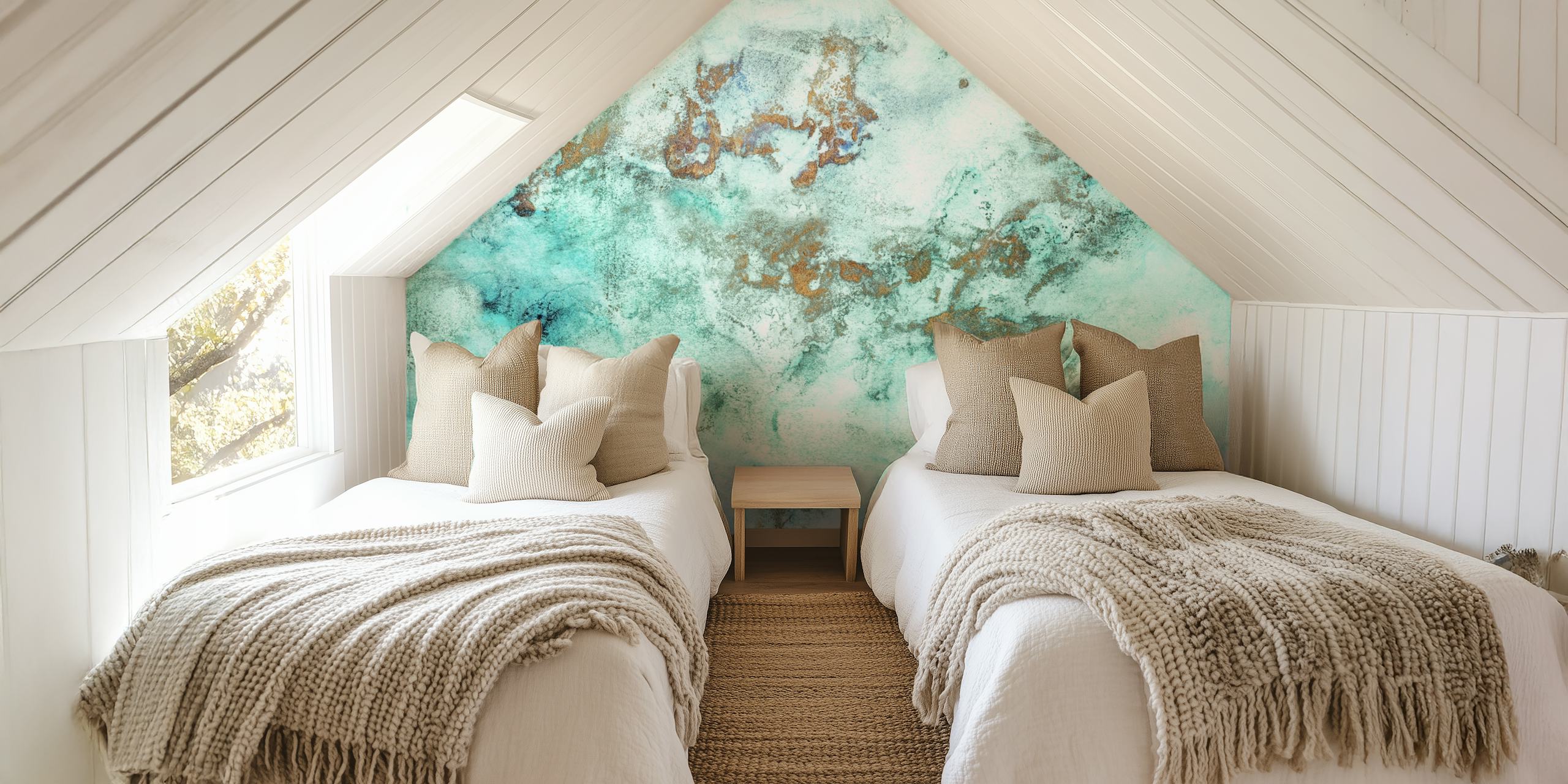 Inked Inception Wallpaper Displayed In A Room