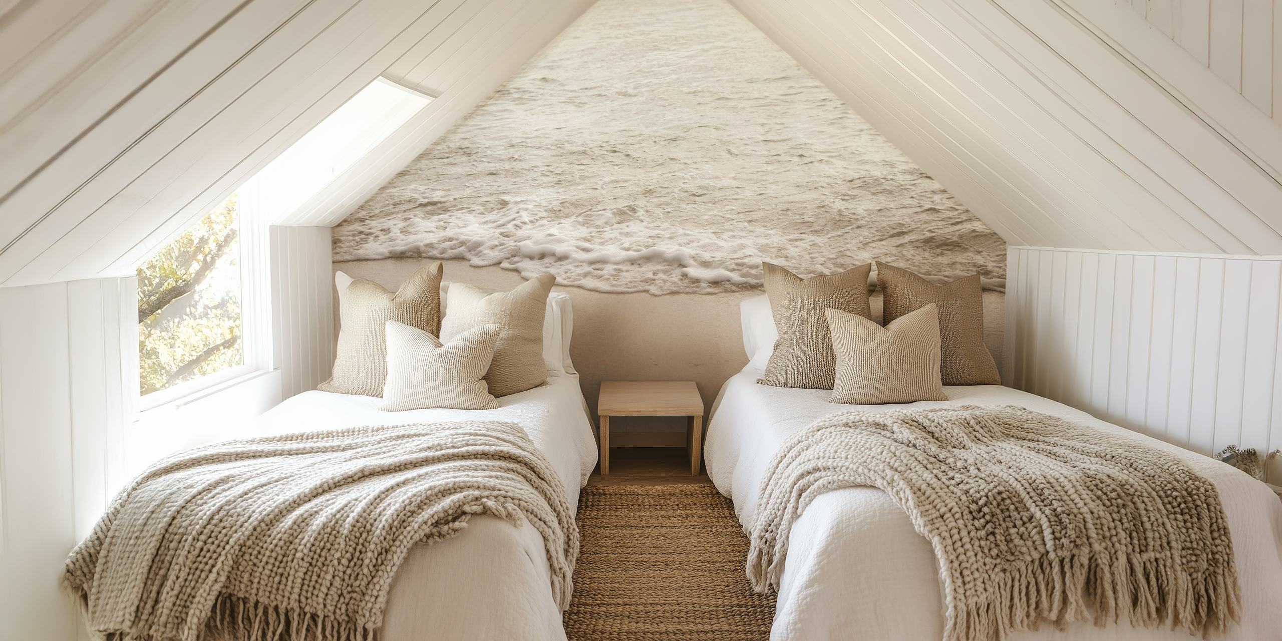 Caribbean Beach Zen Oasis 4 tapet i ett rum