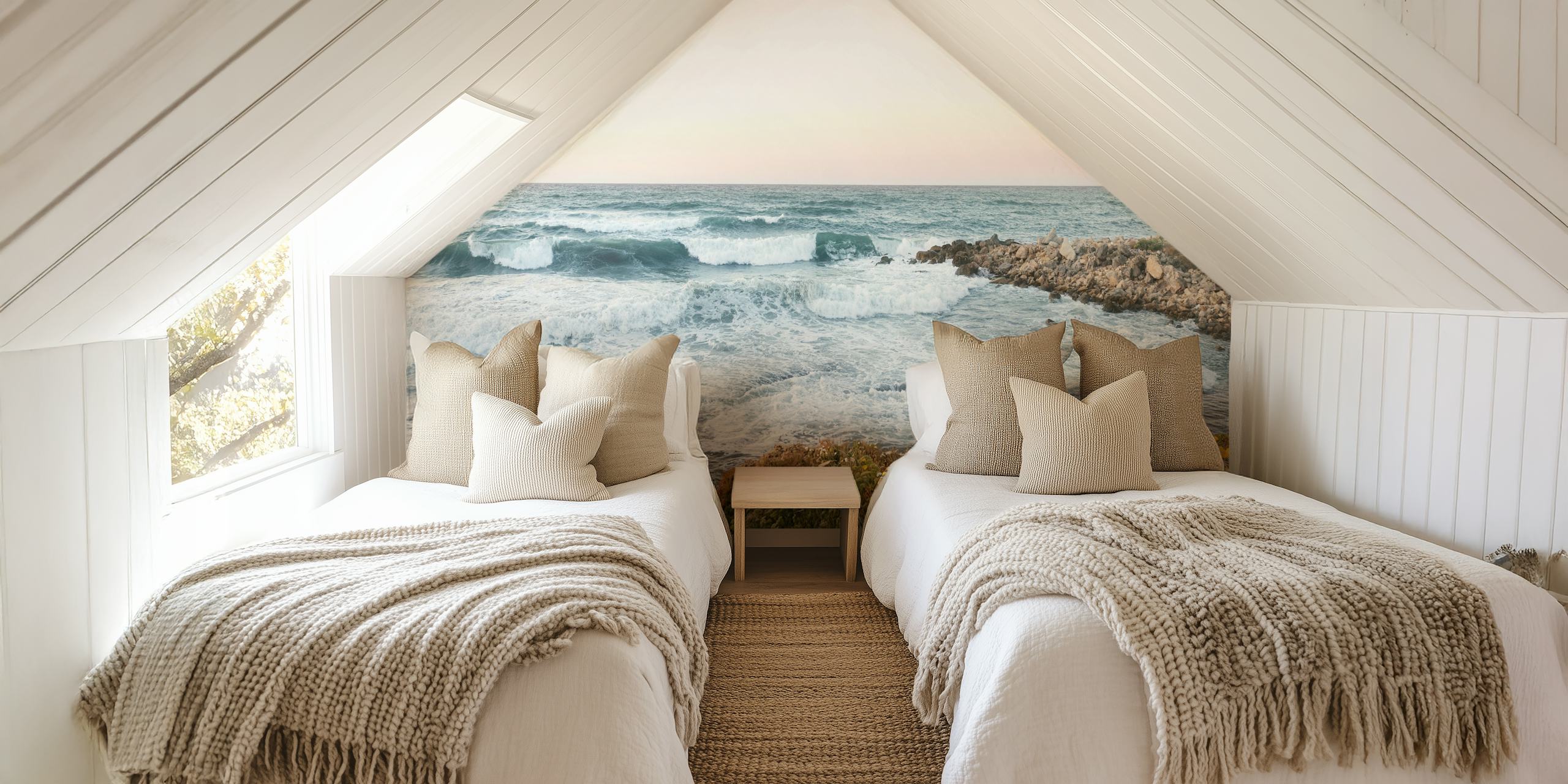 Seaside Escape Horizon tapet i et rum