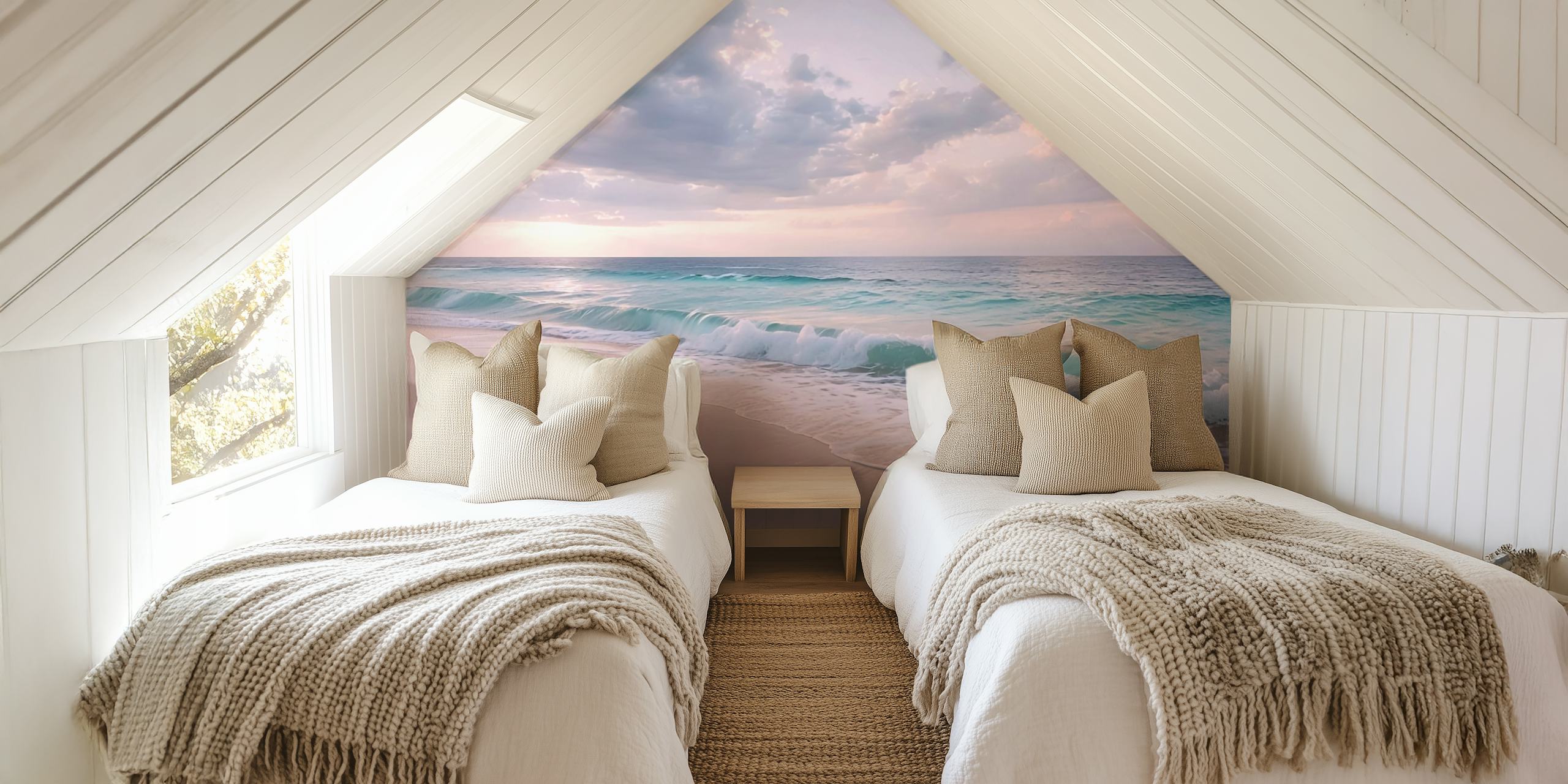 Tranquil Sea view behang in een kamer