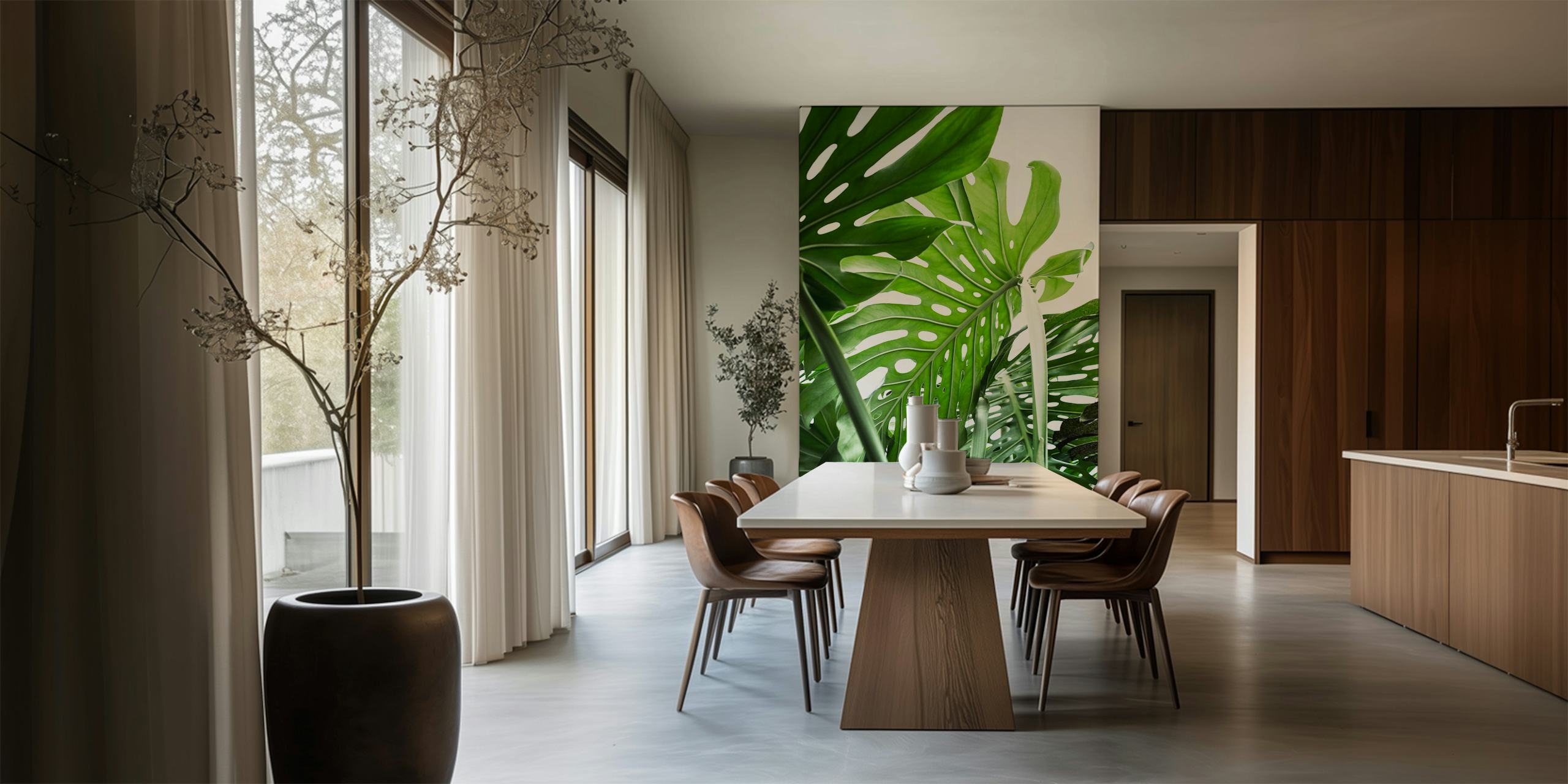 Monstera Jungle tapet i et rom